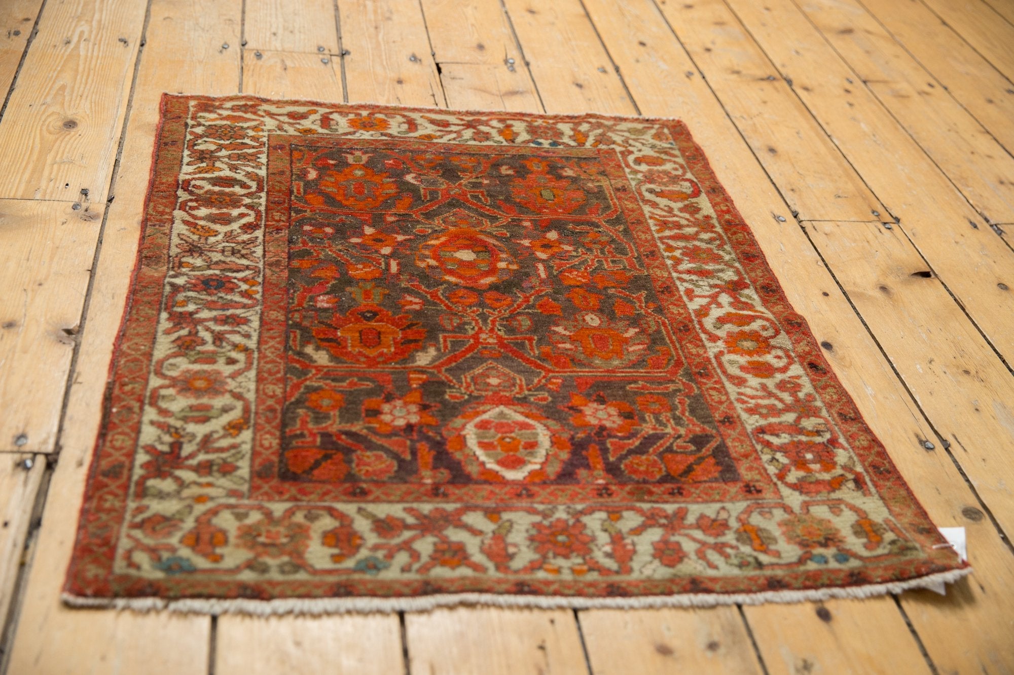 2.5x3 Antique Fragment Malayer Square Rug by Old New House® - product image 3 for Resin Society