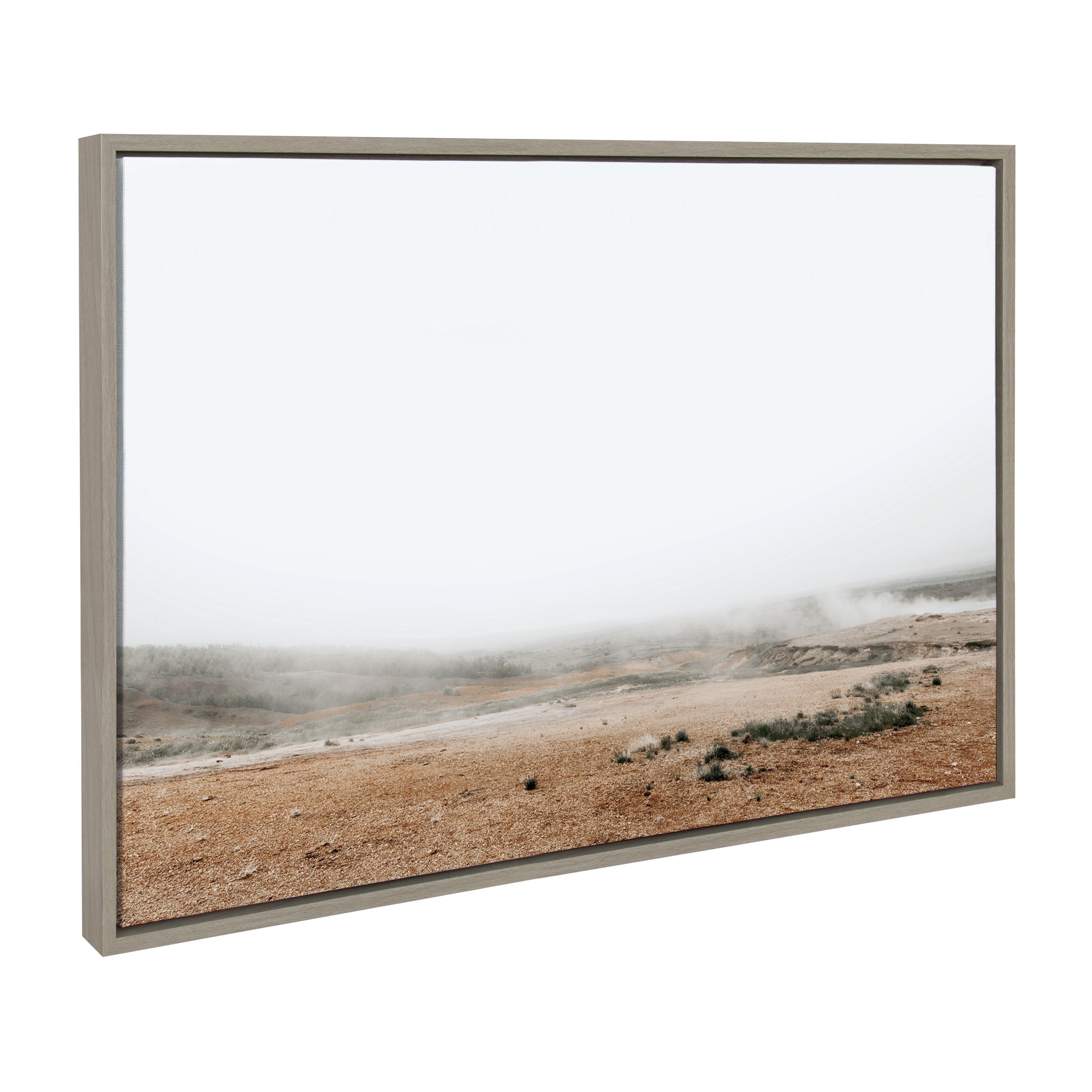 Sylvie Fogged Landscape Framed Canvas by Alicia Abla by kateandlaurel - product image 2 for Resin Society