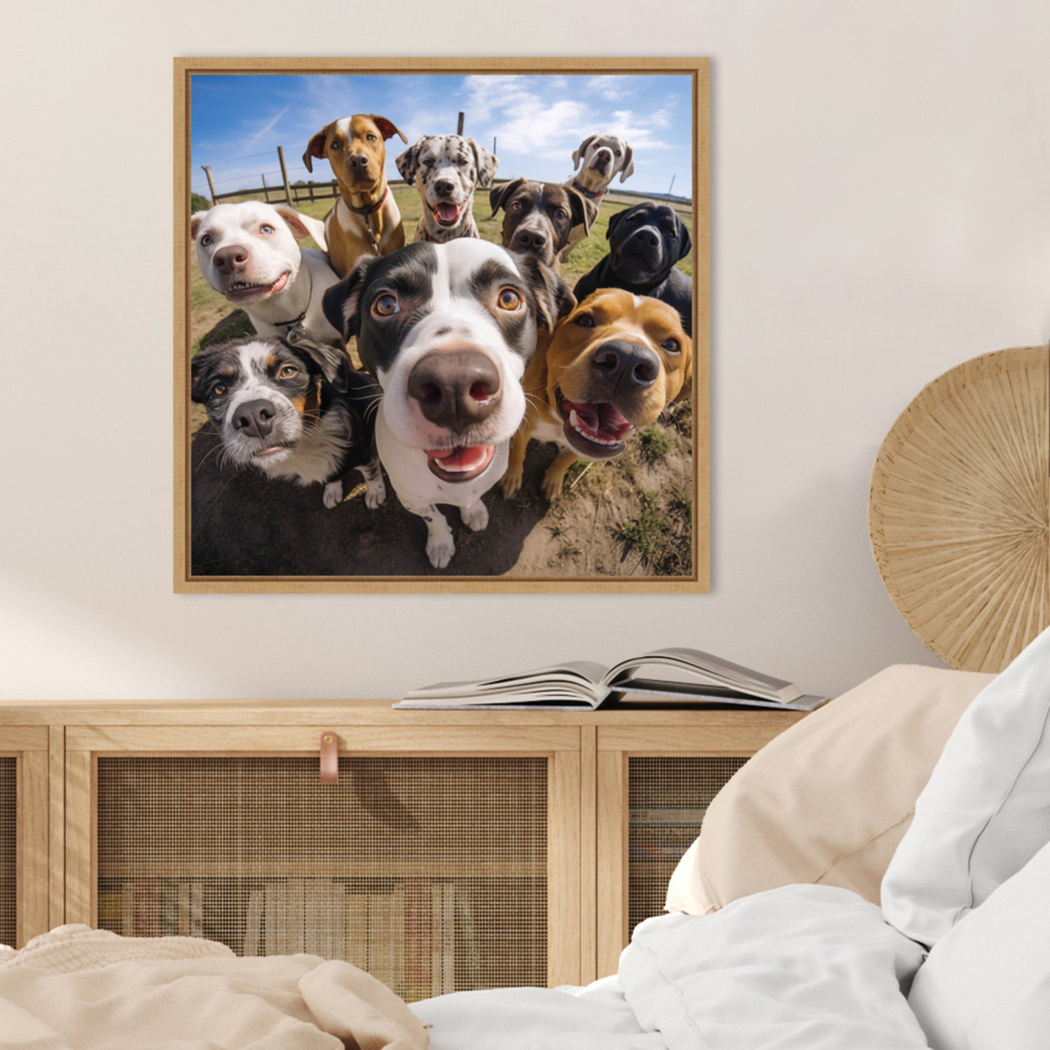 Funny Dog Selfie by The Creative Bunch Studio