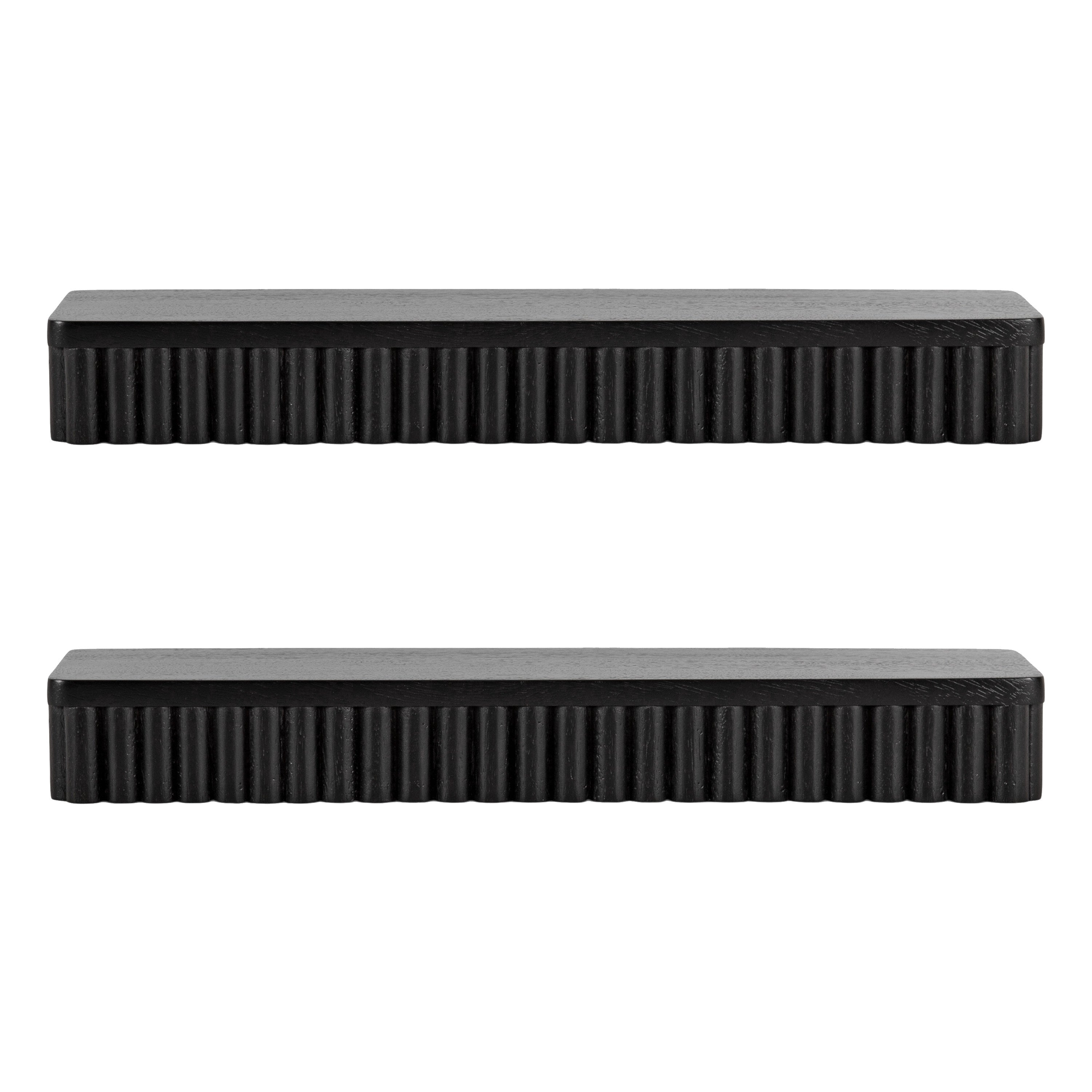Reid Ribbed Floating Shelves