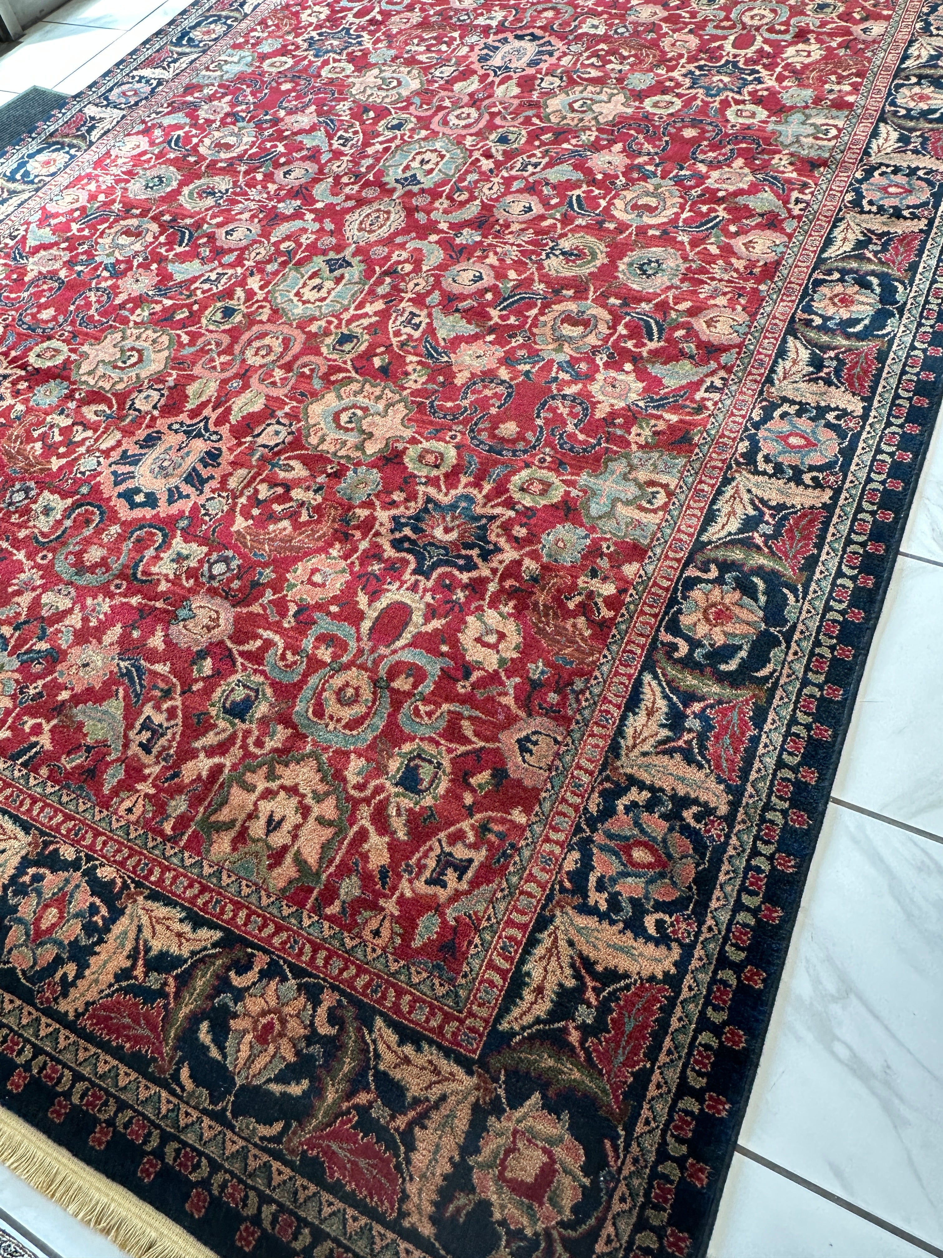 Karastan Samovar Teawash Wool Rug – 8’8” x 12’ – Vintage Elegance by Rugistan - product image 6 for Resin Society