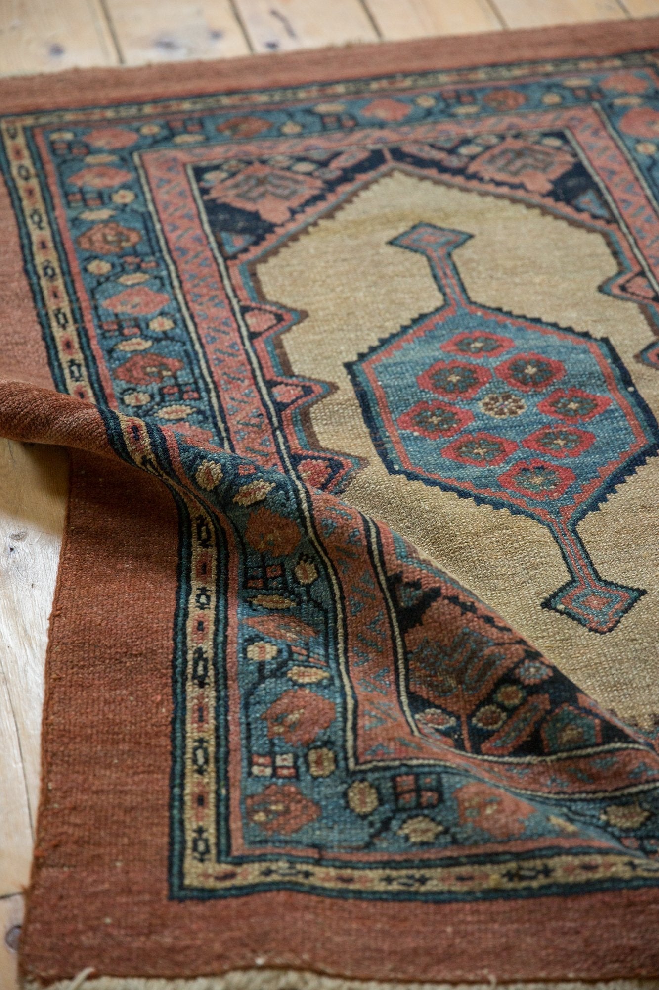 3x4 Antique Camel Hair Serab Square Rug by Old New House® - product image 11 for Resin Society