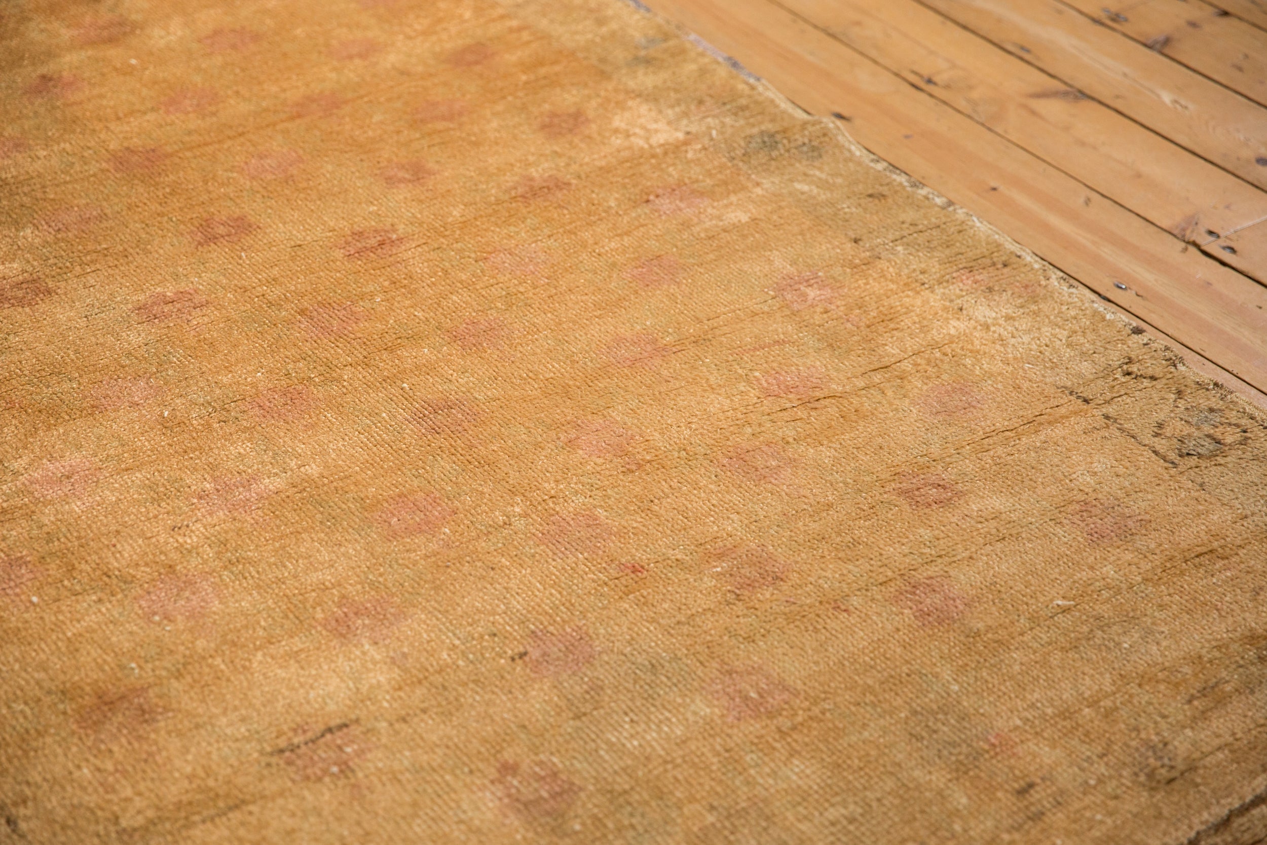 4x8.5 Vintage Distressed Oushak Rug Runner by Old New House® - product image 5 for Resin Society