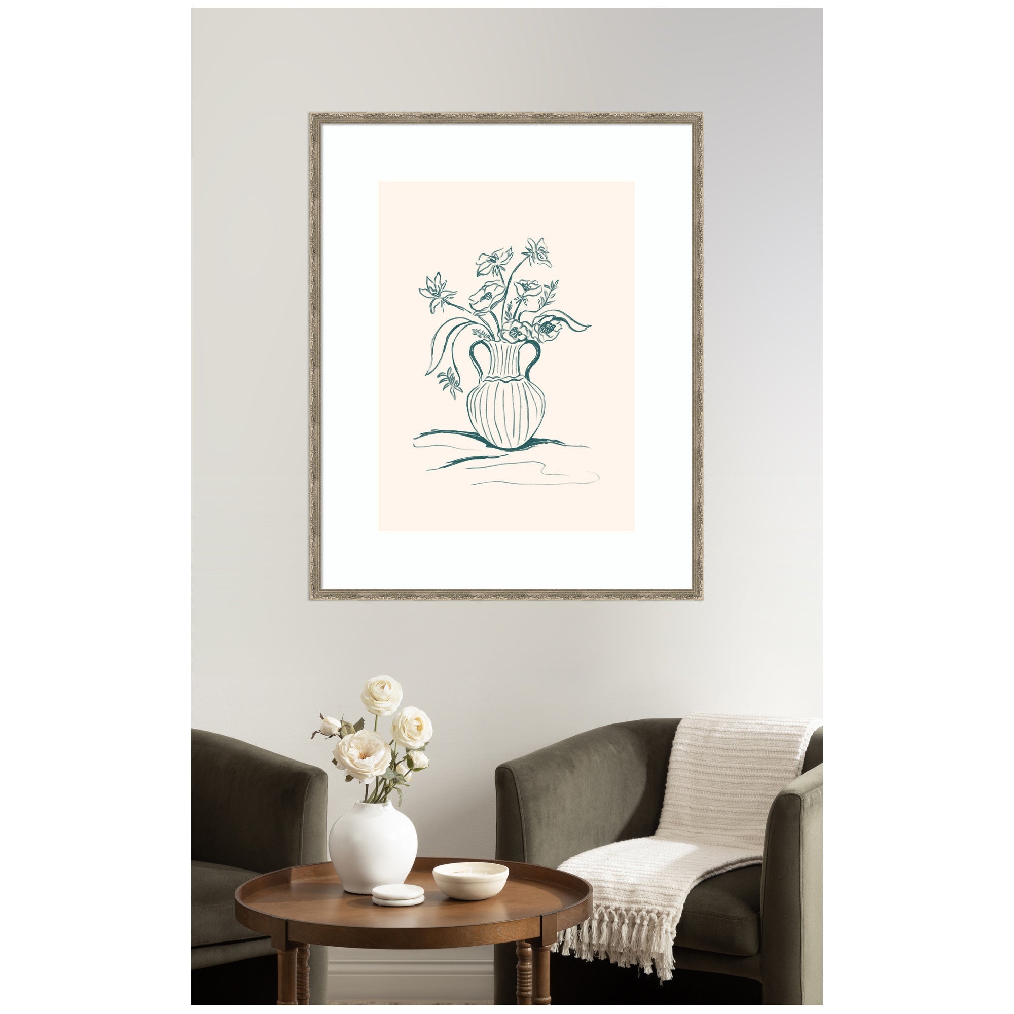 Framed Art Garden Floral by Kate Aurelia Holloway