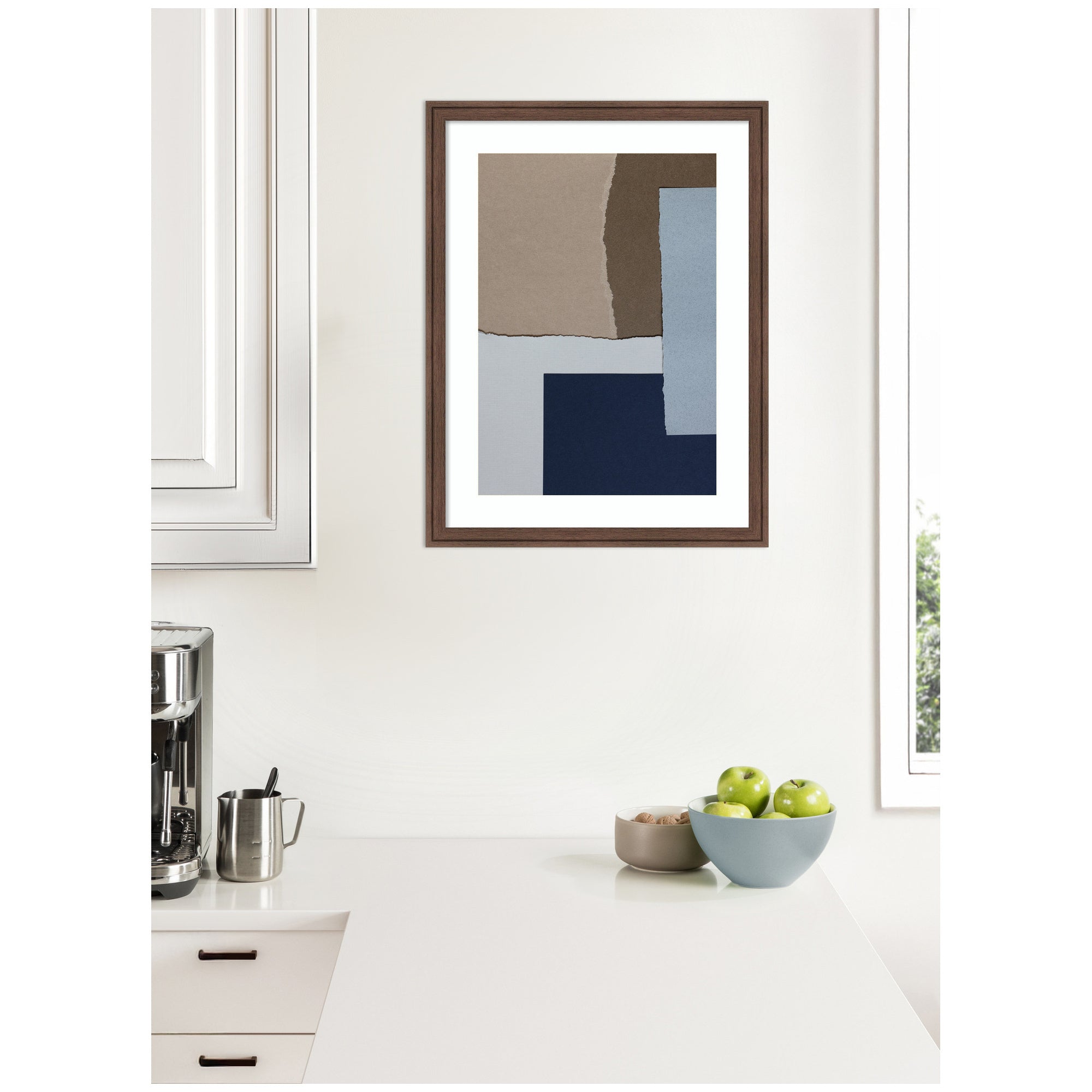 Torn Paper No6 by Mareike Bohmer Framed Wall Art Print