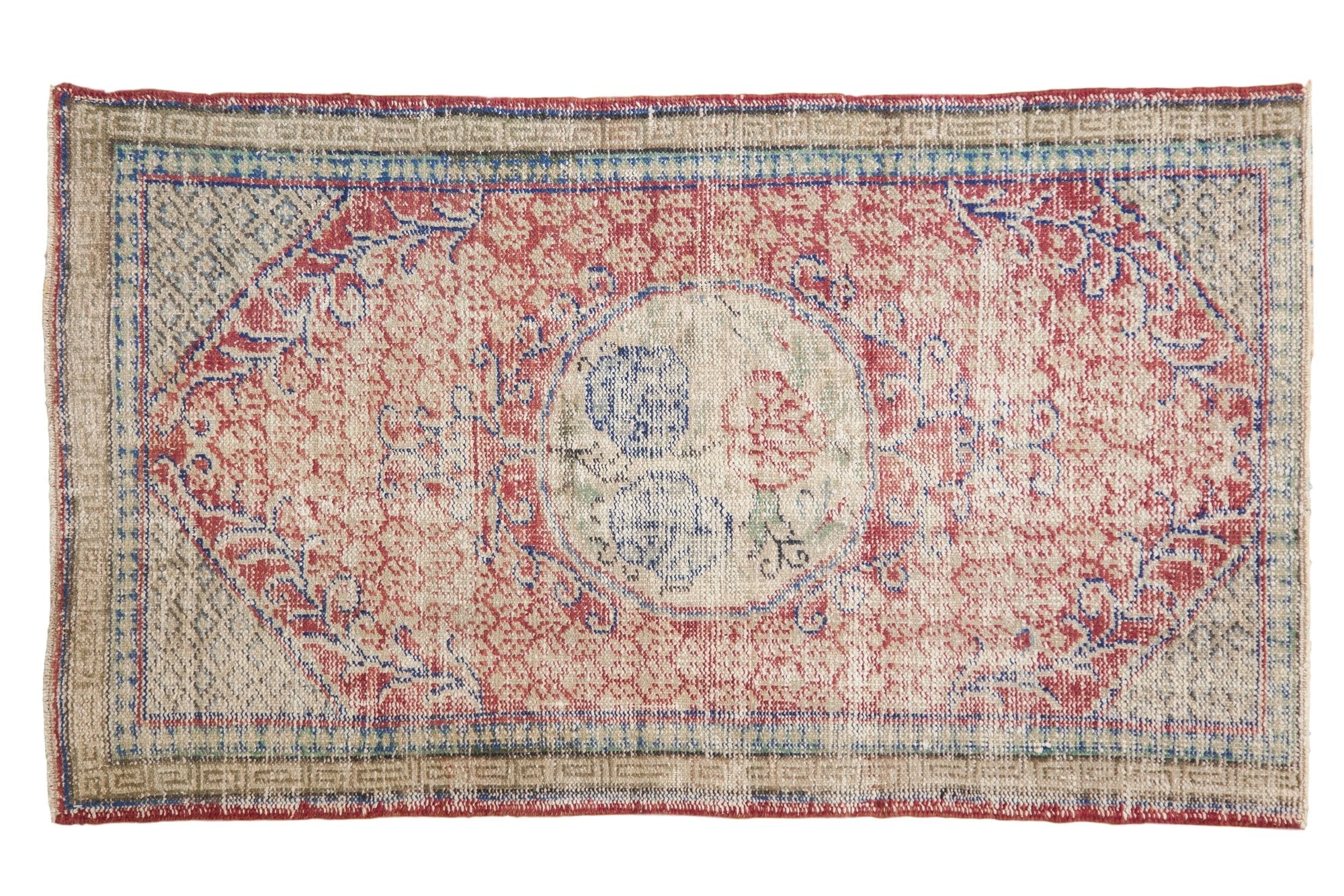 3x5 Vintage Distressed Oushak Rug