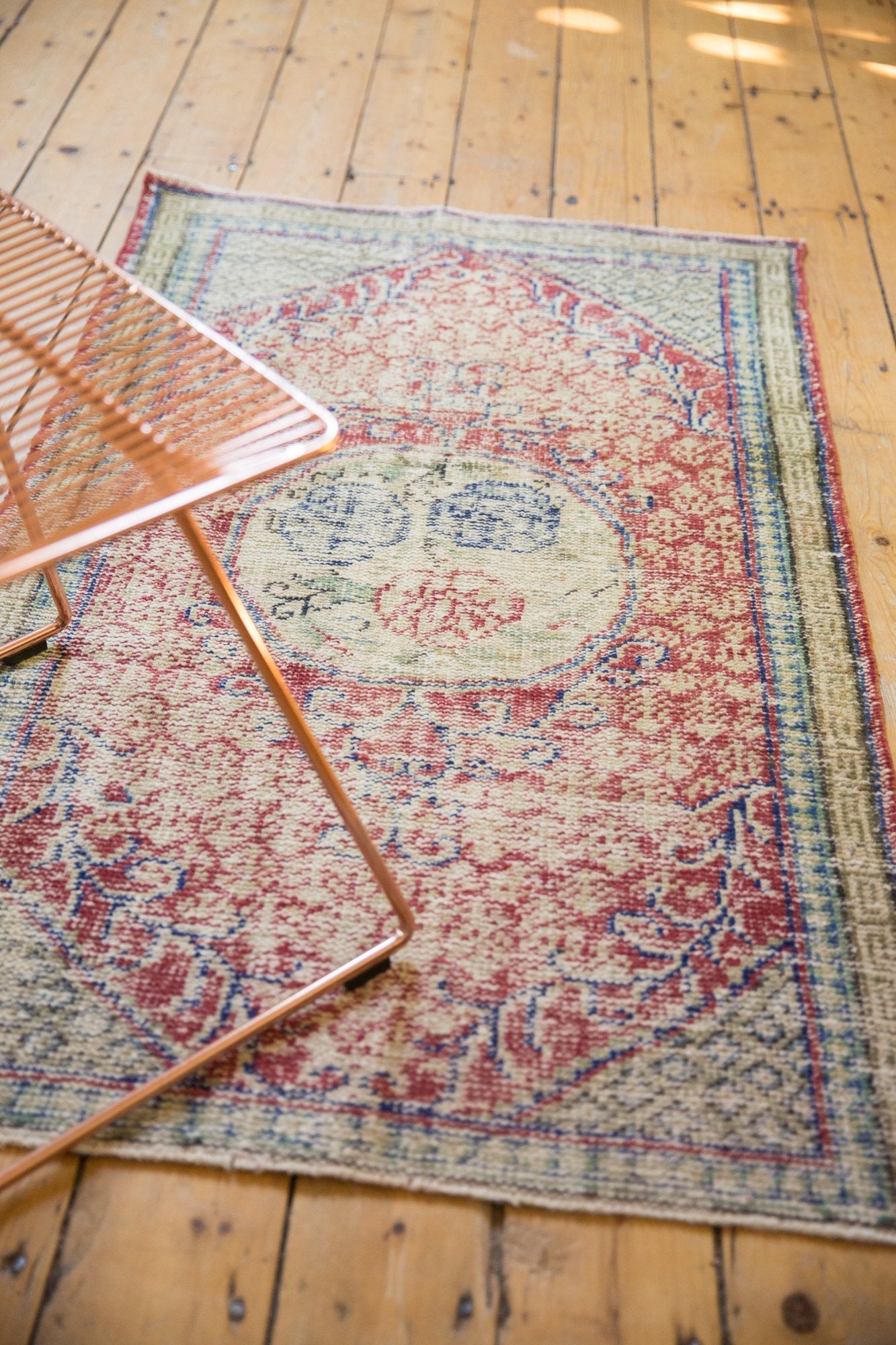 3x5 Vintage Distressed Oushak Rug