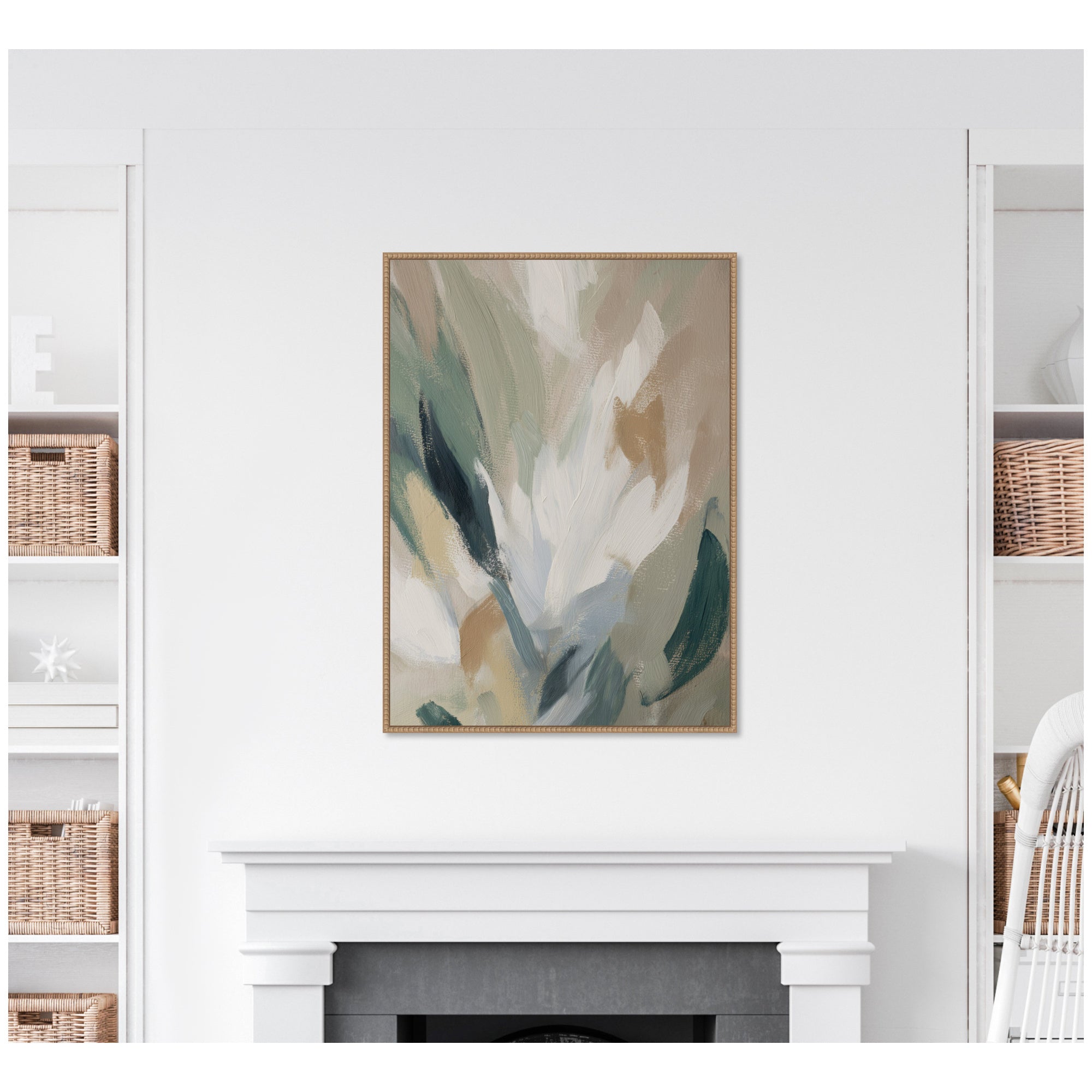 Plant Form No.
2 by Amy Lighthall Framed Canvas Wall Art Print