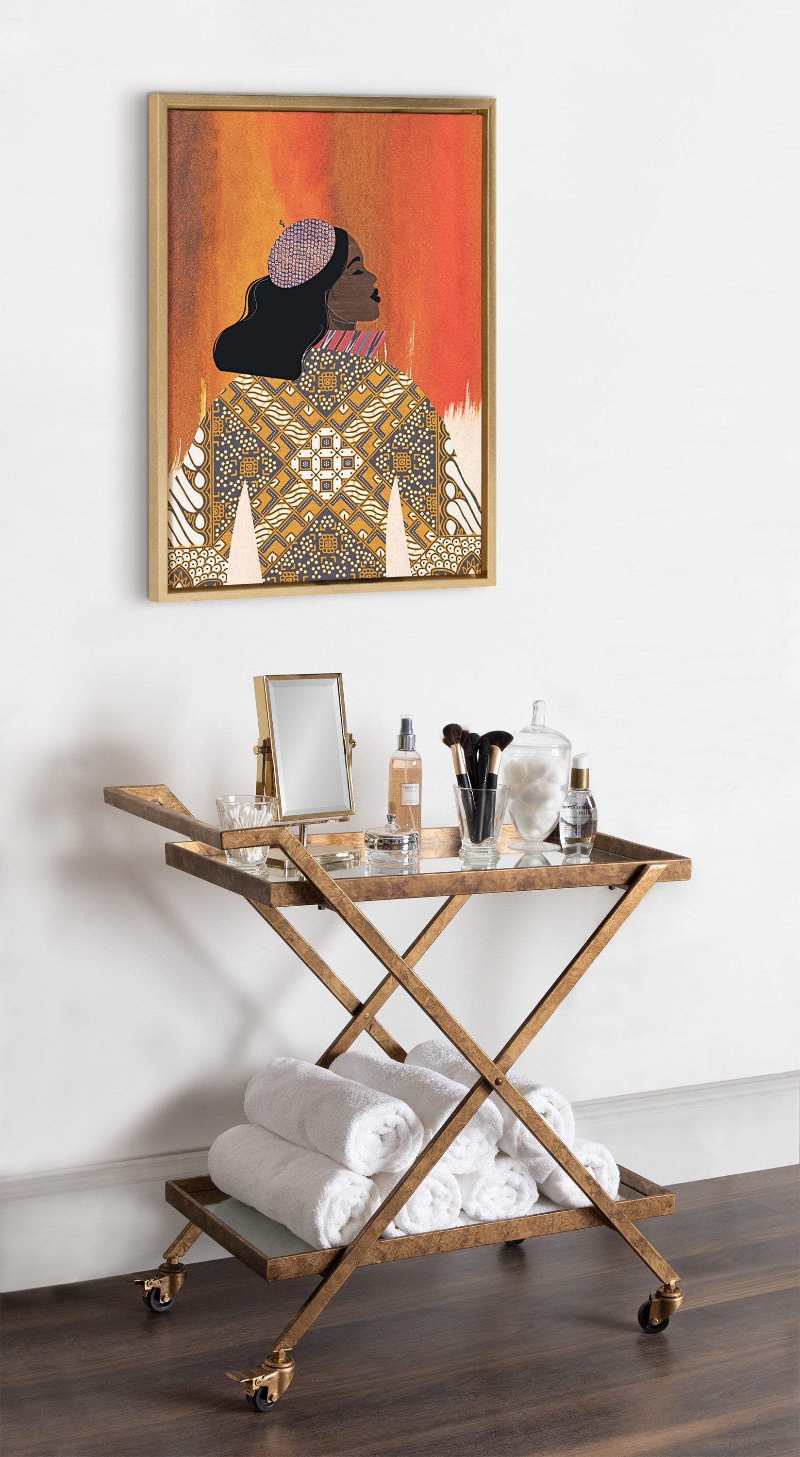 Sylvie Girlie Girl Framed Canvas by kateandlaurel - product image 12 for Resin Society