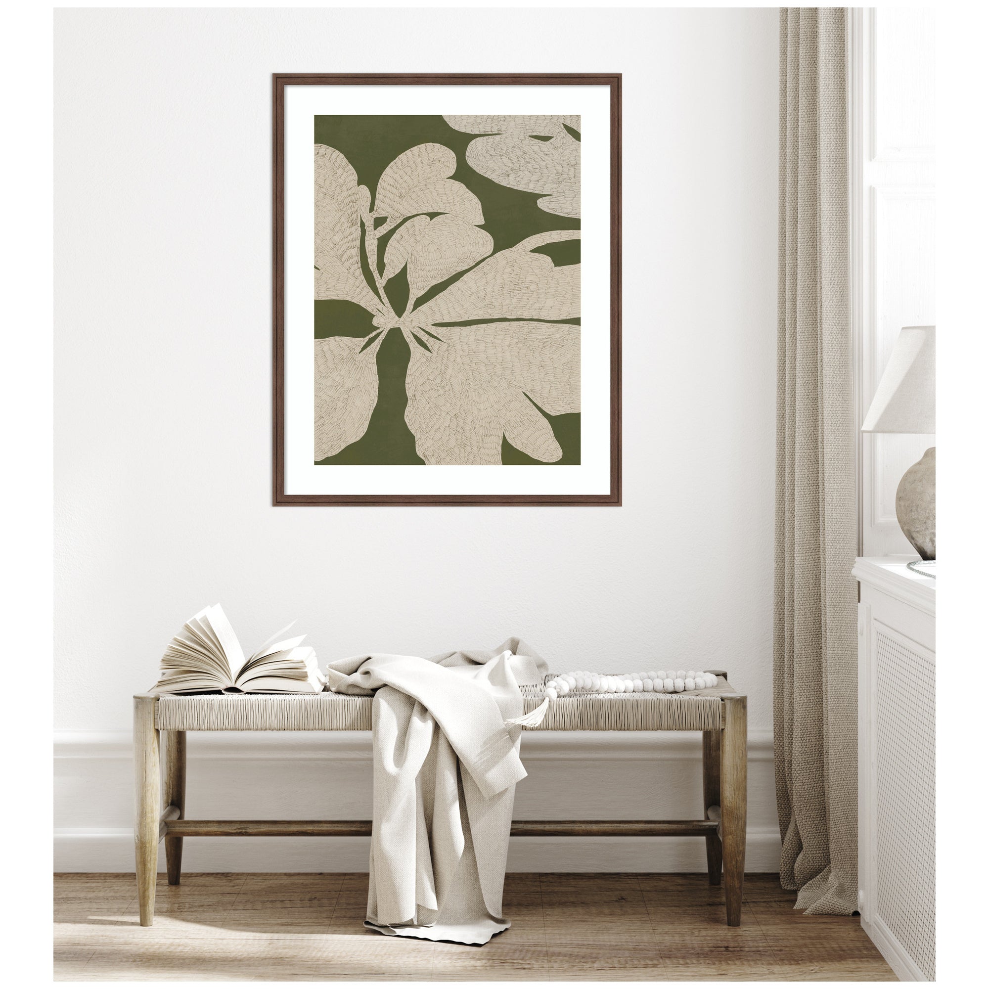 Leafy Whispers by Treechild Framed Wall Art Print