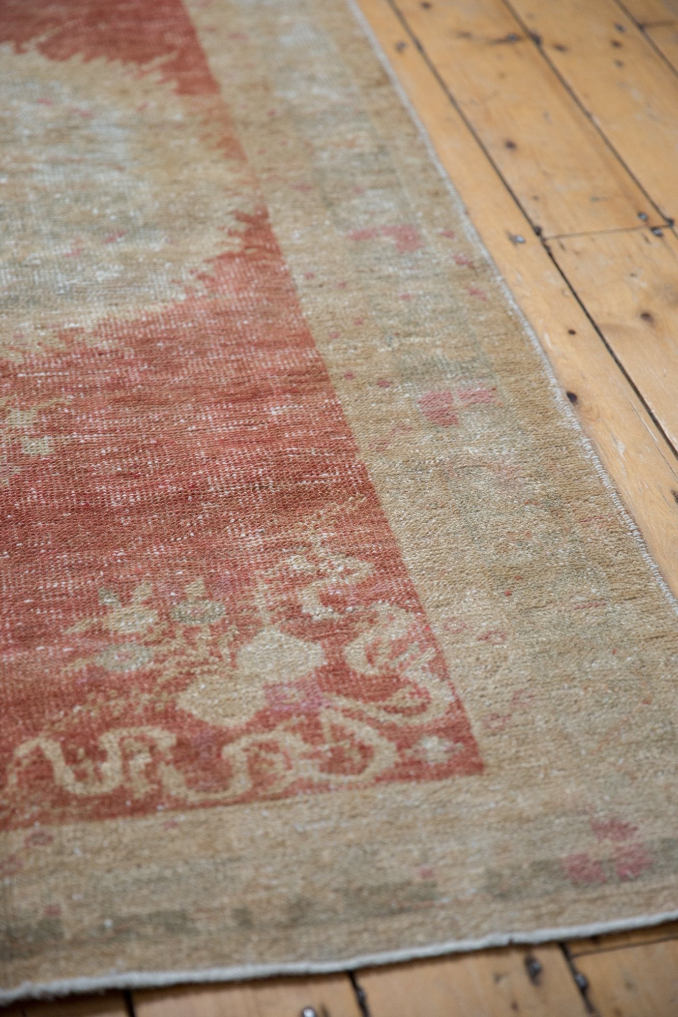 3.5x6.5 Vintage Distressed Oushak Rug by Old New House® - product image 5 for Resin Society