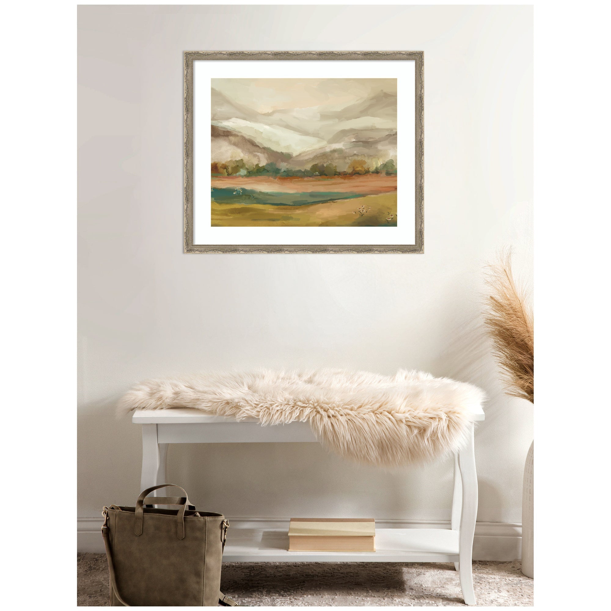 Framed Art Mountainscape Horizontal by Annie Quigley