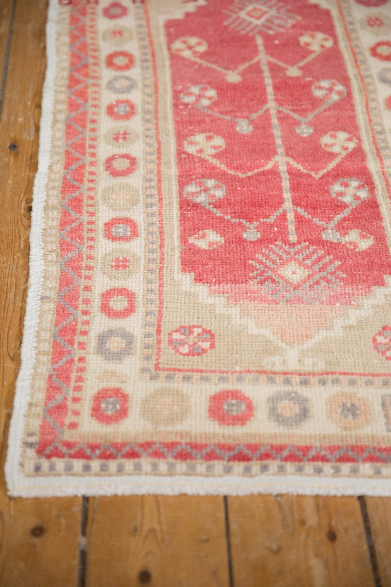 2x4.5 Vintage Distressed Oushak Rug Runner by Old New House® - product image 4 for Resin Society