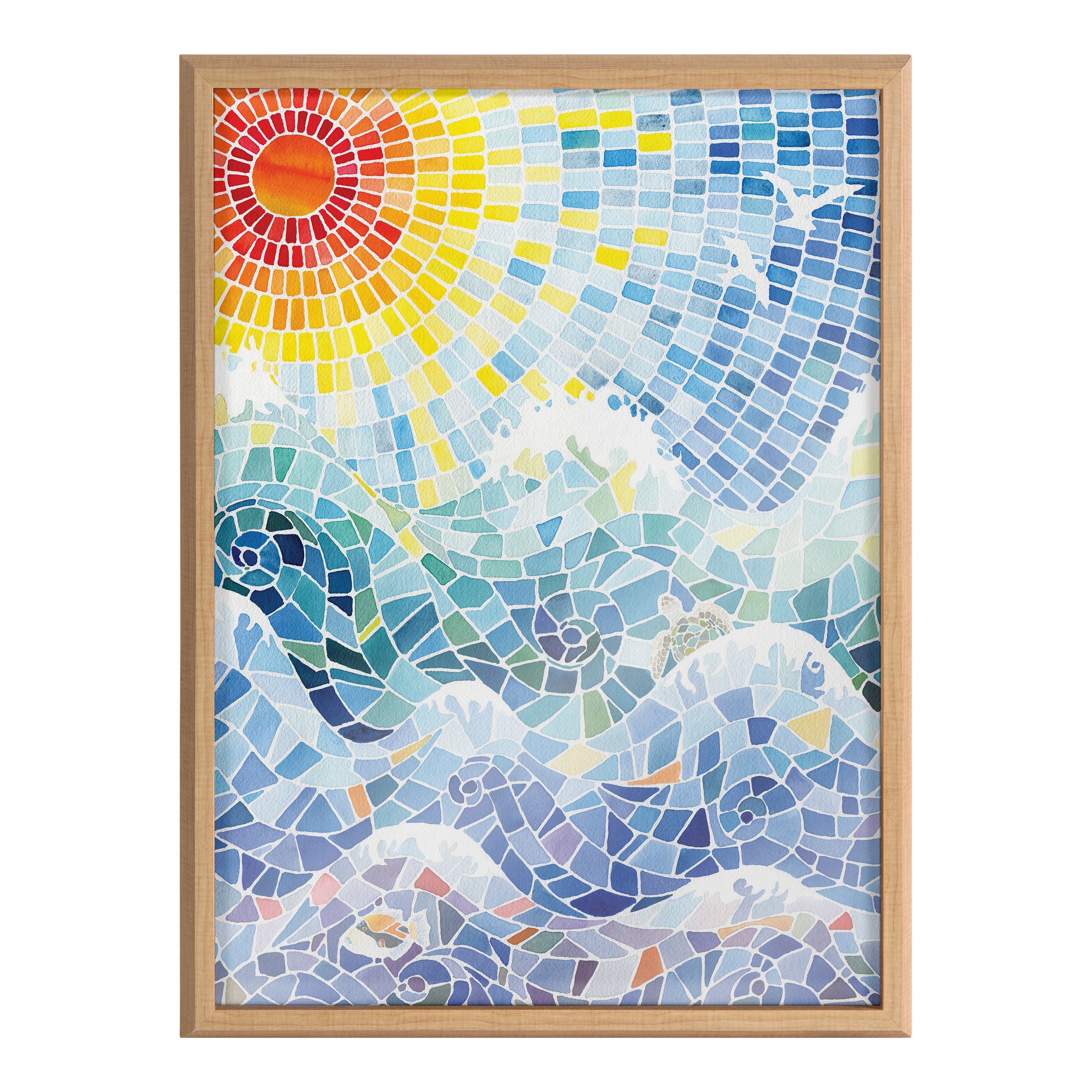 Blake It’s a Beautiful Life Framed Printed Glass by kateandlaurel - product image 9 for Resin Society