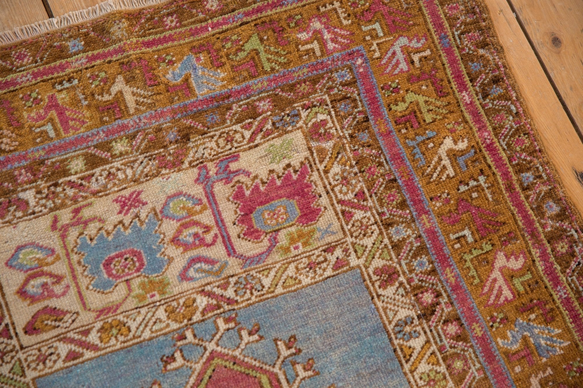 3.5x6 Vintage Distressed Oushak Rug by Old New House® - product image 7 for Resin Society