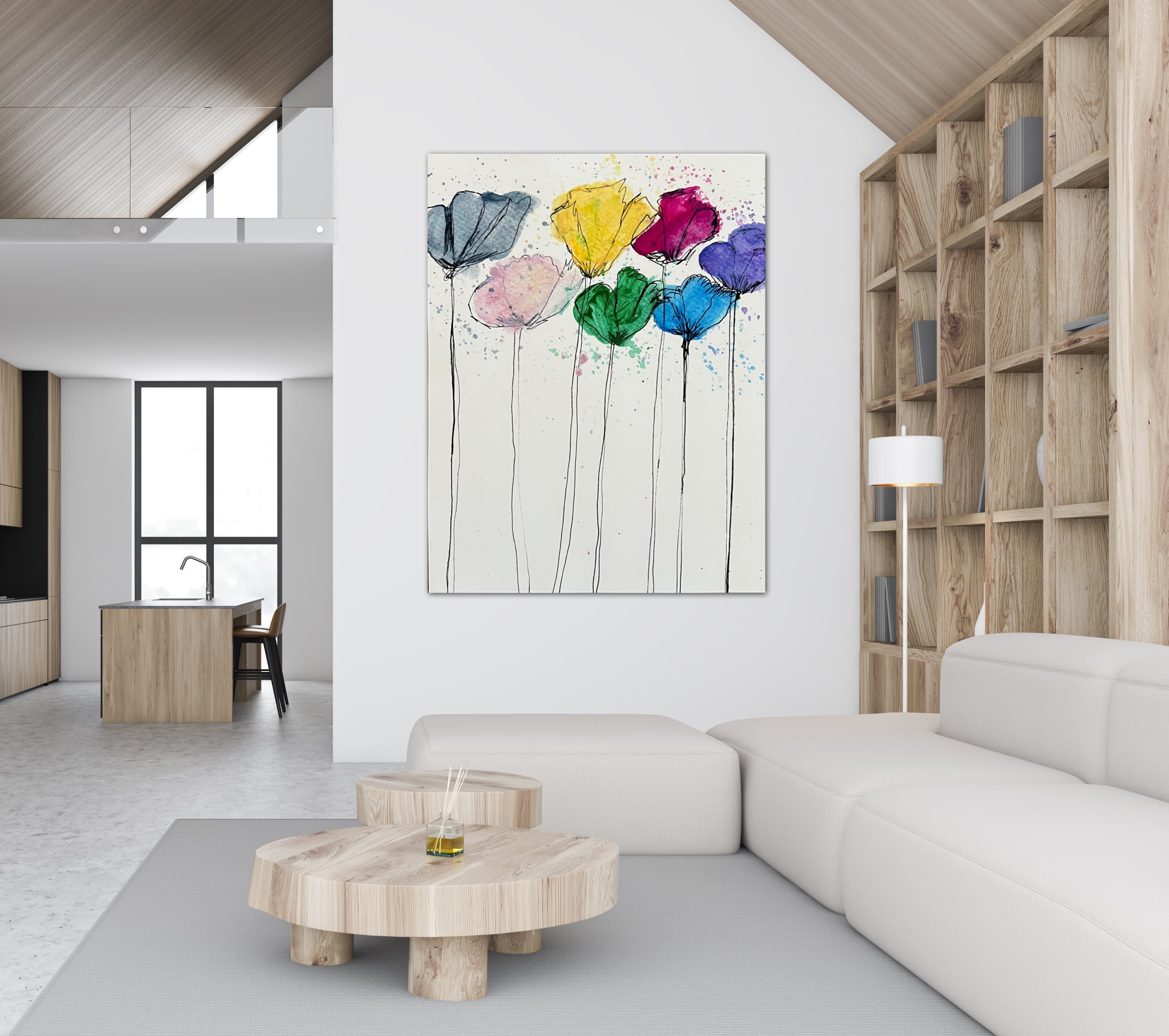 7 flowers - Art Prints detail image - Resin Society