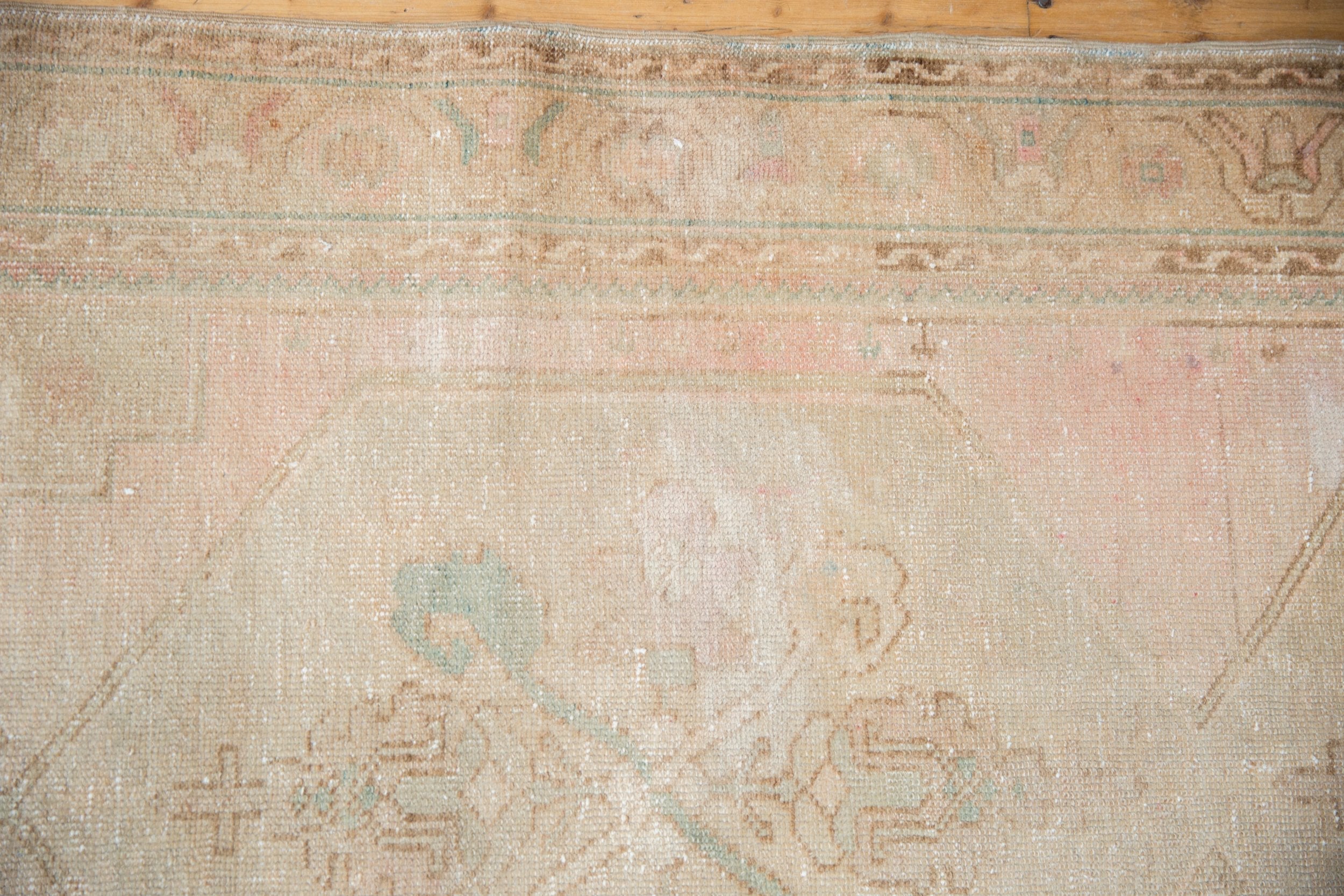 3.5x10.5 Vintage Distressed Oushak Rug Runner by Old New House® - product image 7 for Resin Society