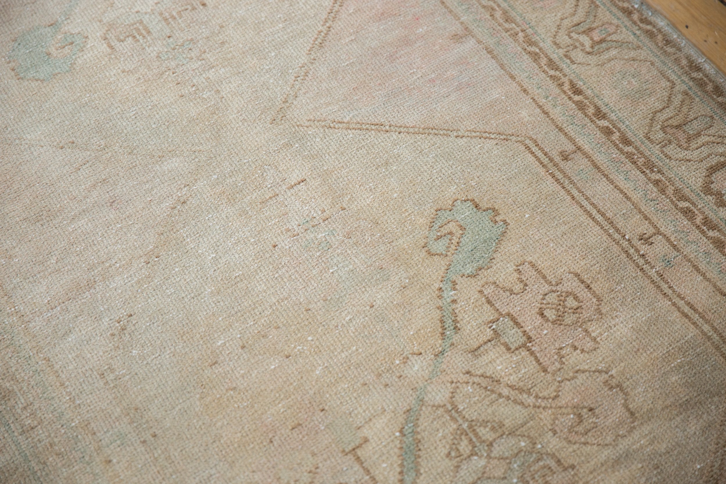 3.5x10.5 Vintage Distressed Oushak Rug Runner by Old New House® - product image 11 for Resin Society