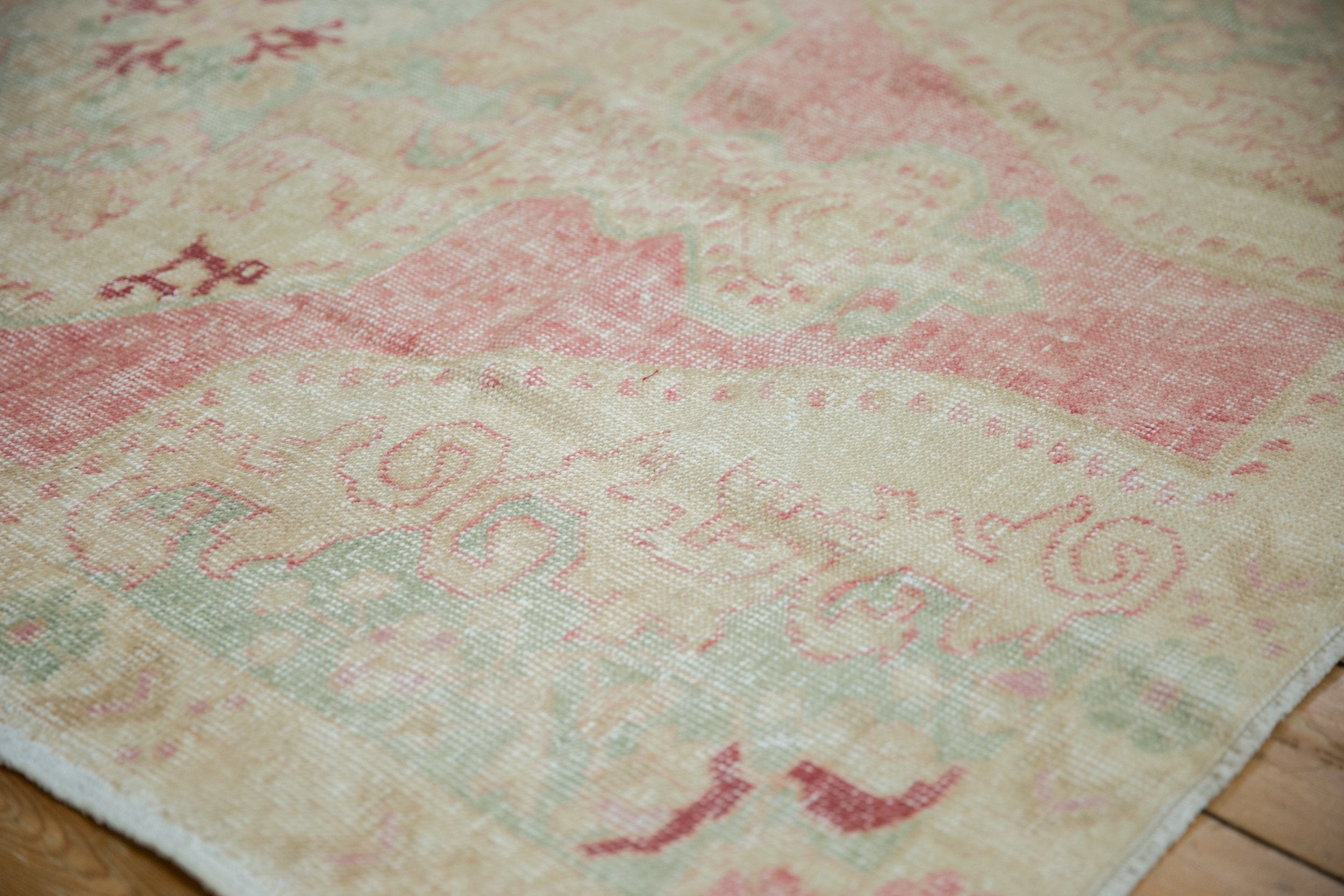 4.5x7 Vintage Distressed Oushak Rug by Old New House® - product image 4 for Resin Society