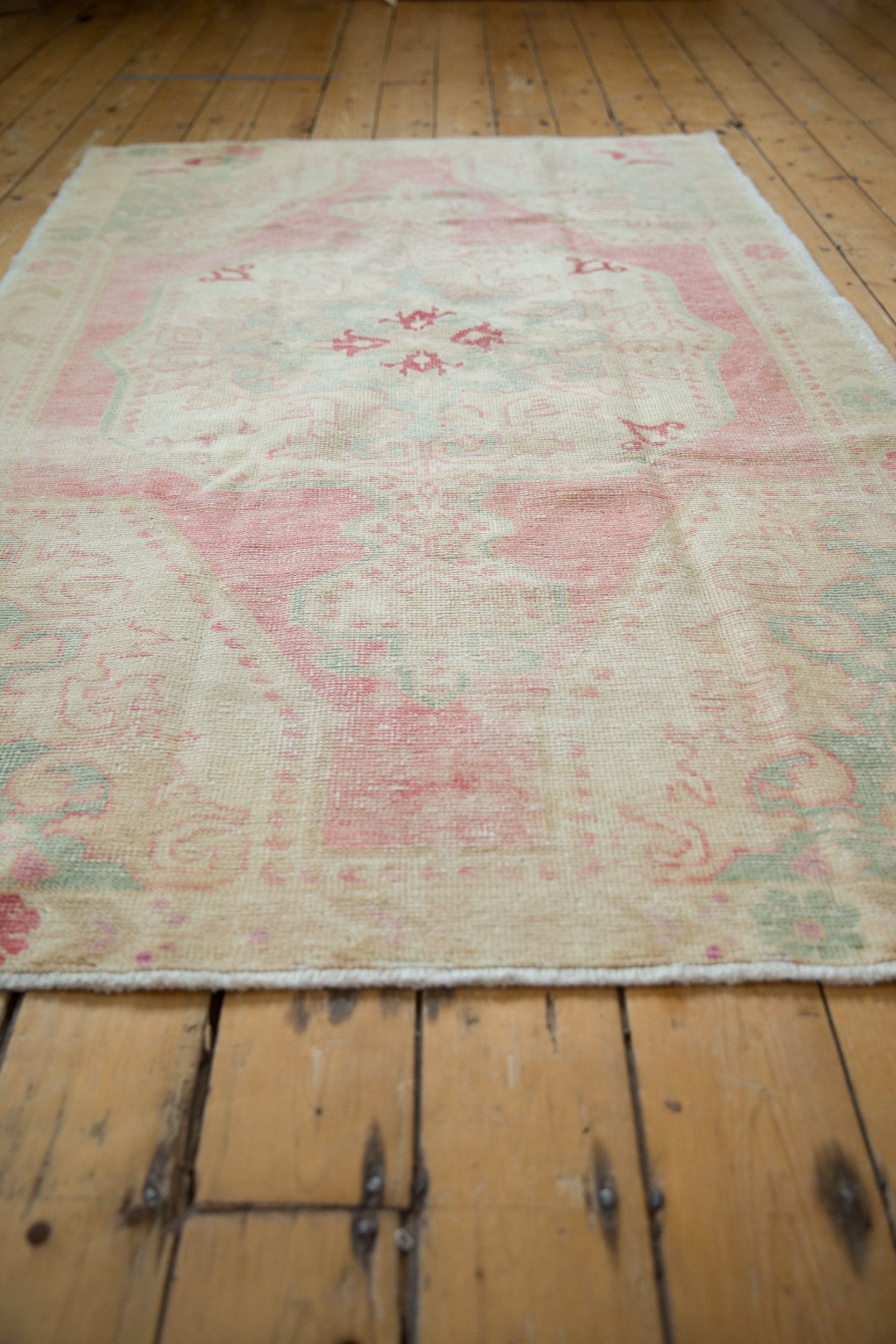 4.5x7 Vintage Distressed Oushak Rug by Old New House® - product image 7 for Resin Society