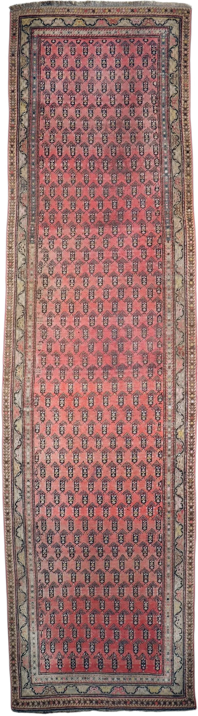 Antique Armenian Karabakh Wool Runner – 3’3” x 12’8” – Hand-Knotted by Rugistan - main product image for Resin Society