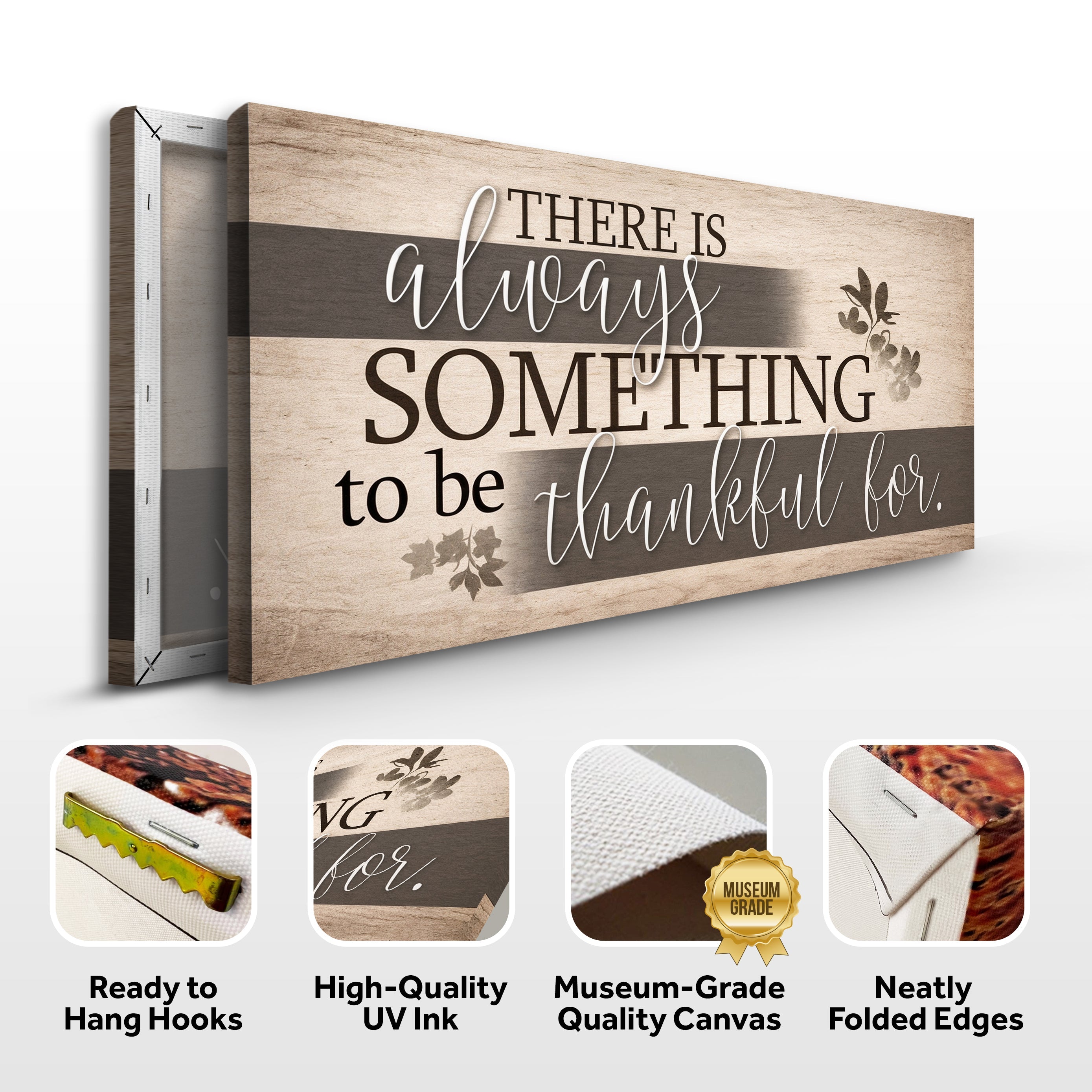 Something To Be Thankful Faith Wall Sign by Tailored Canvases - product image 8 for Resin Society