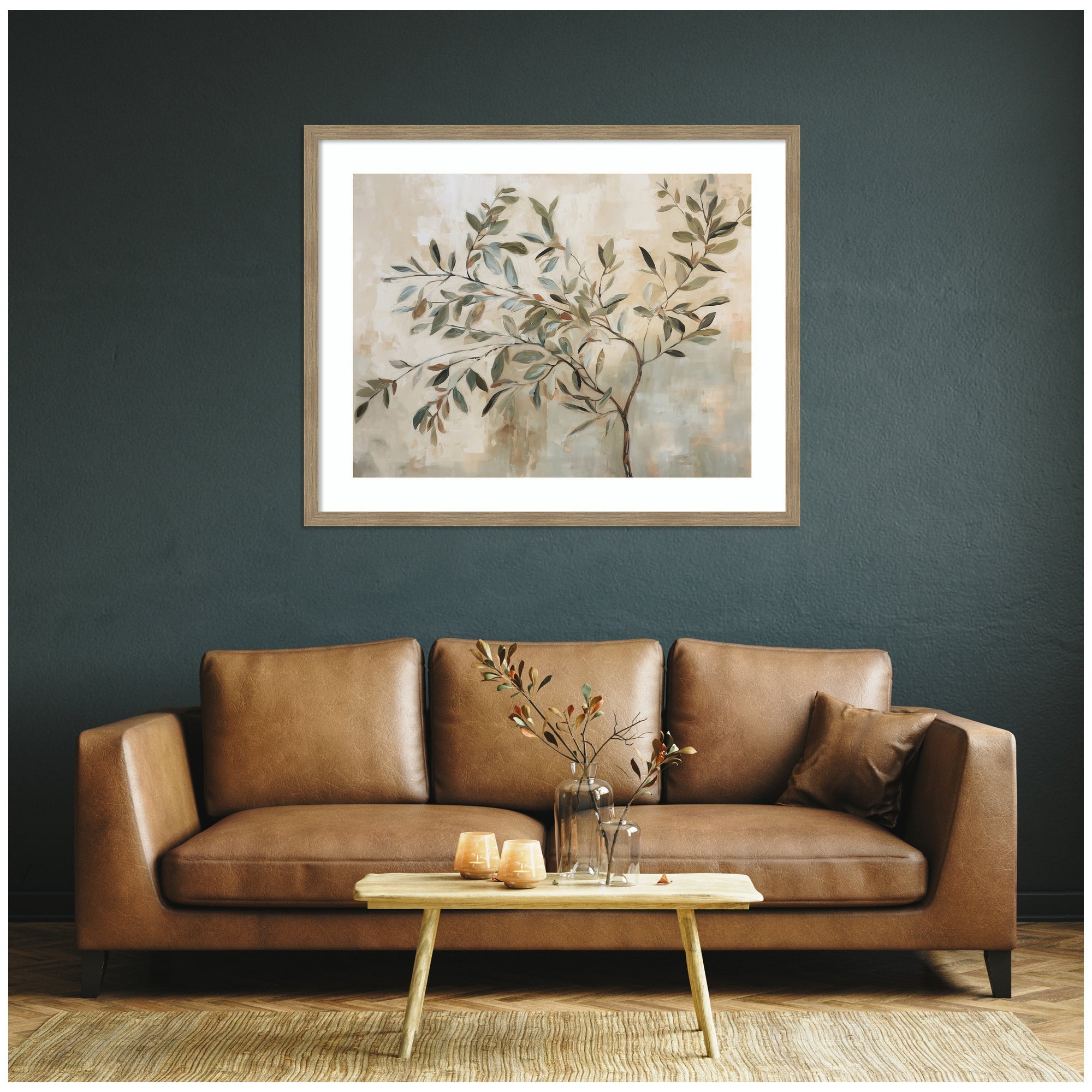 Olive Tree Abstract No.
31 by The Creative Bunch Studio Framed Wall Art Print