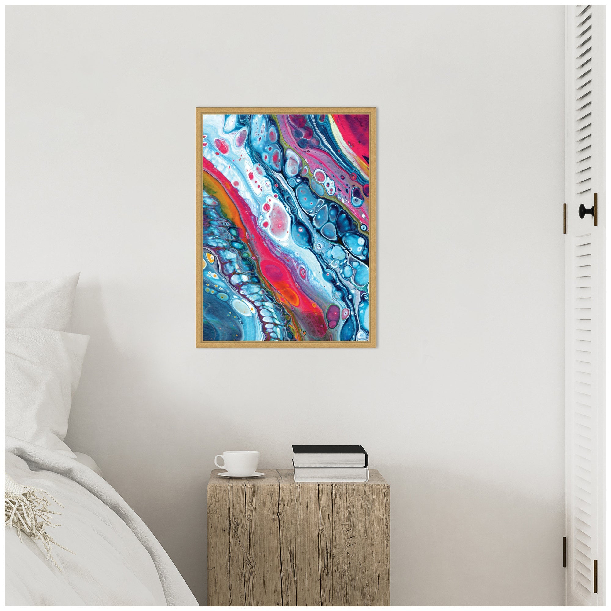 Sylvie Sea the World Framed Canvas by Xizhou Xie