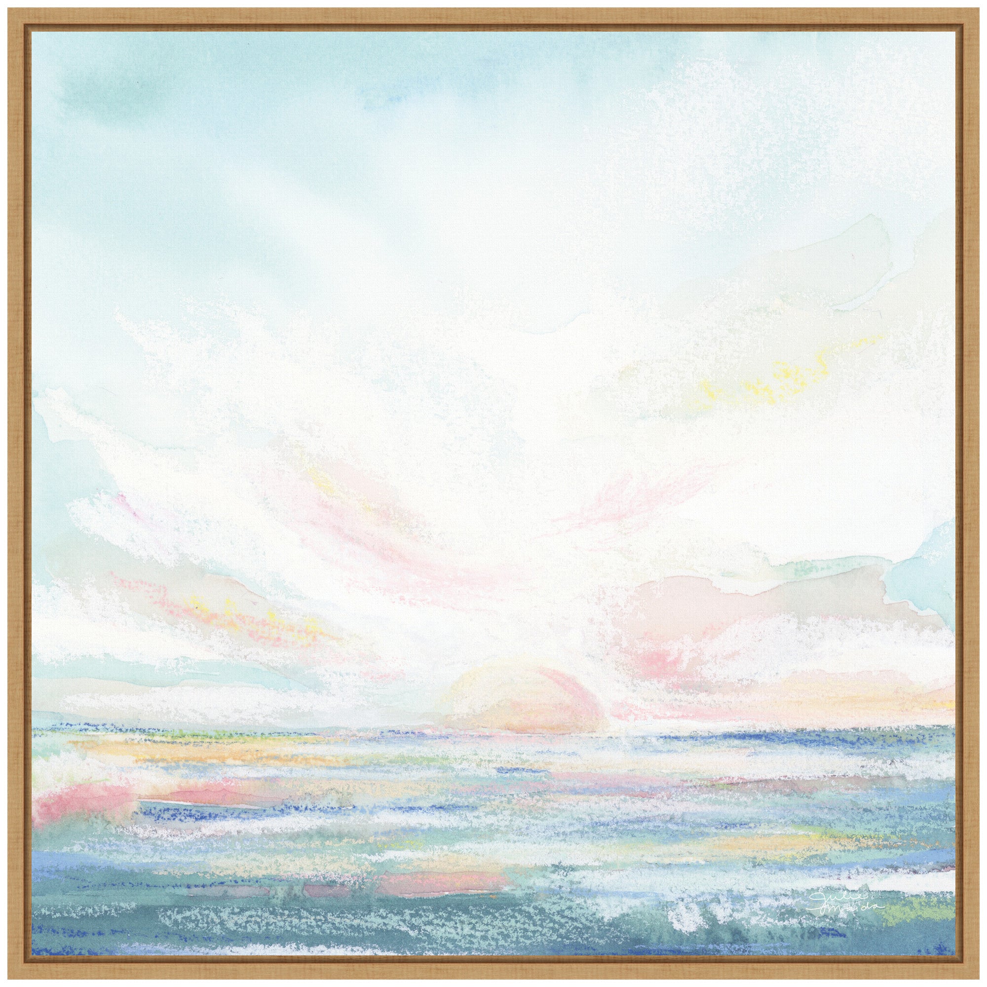 Sylvie Heavenly Framed Canvas by Julie Maida
