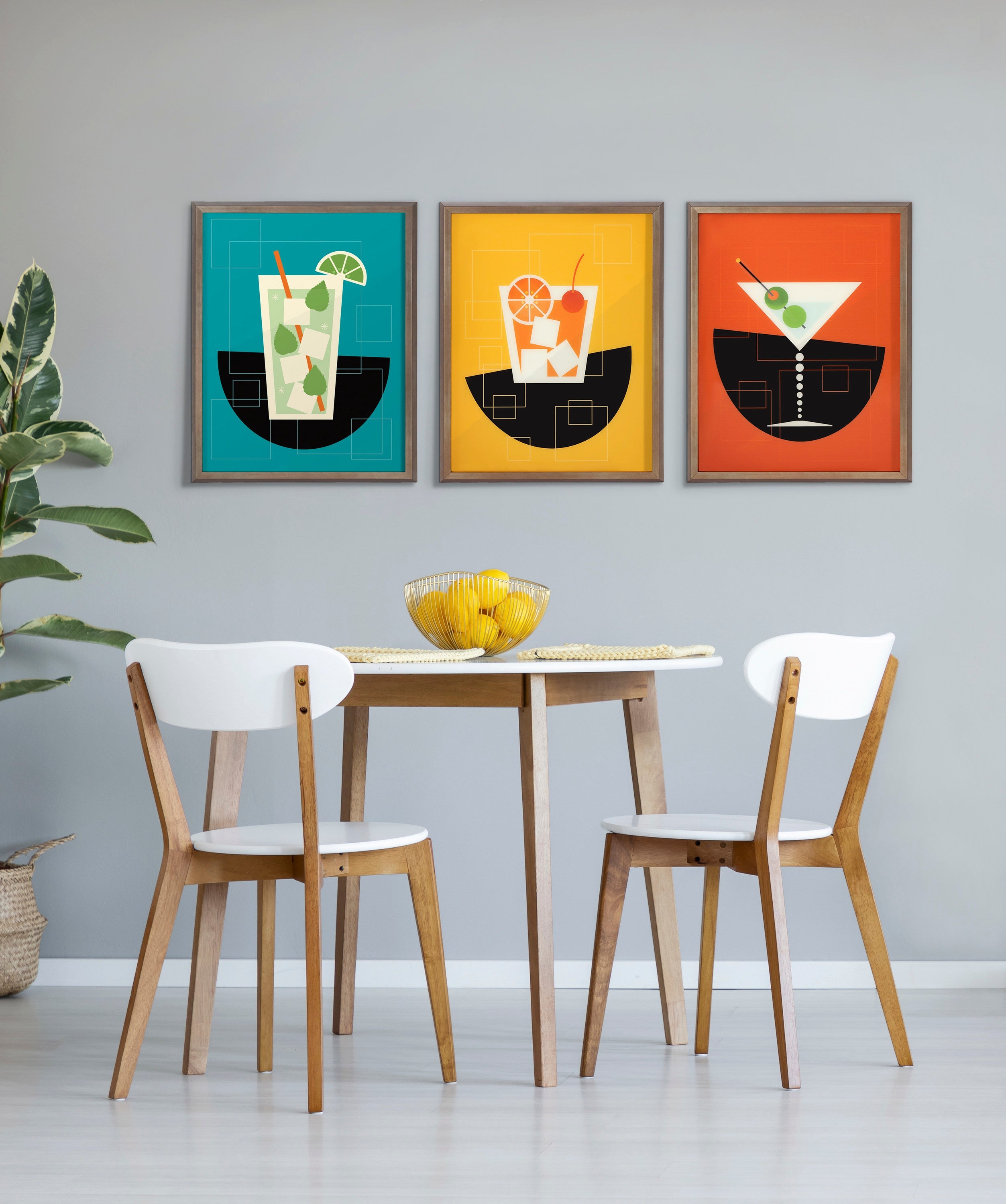 Blake Old Fashioned Framed Printed Art by Amber Leaders Designs