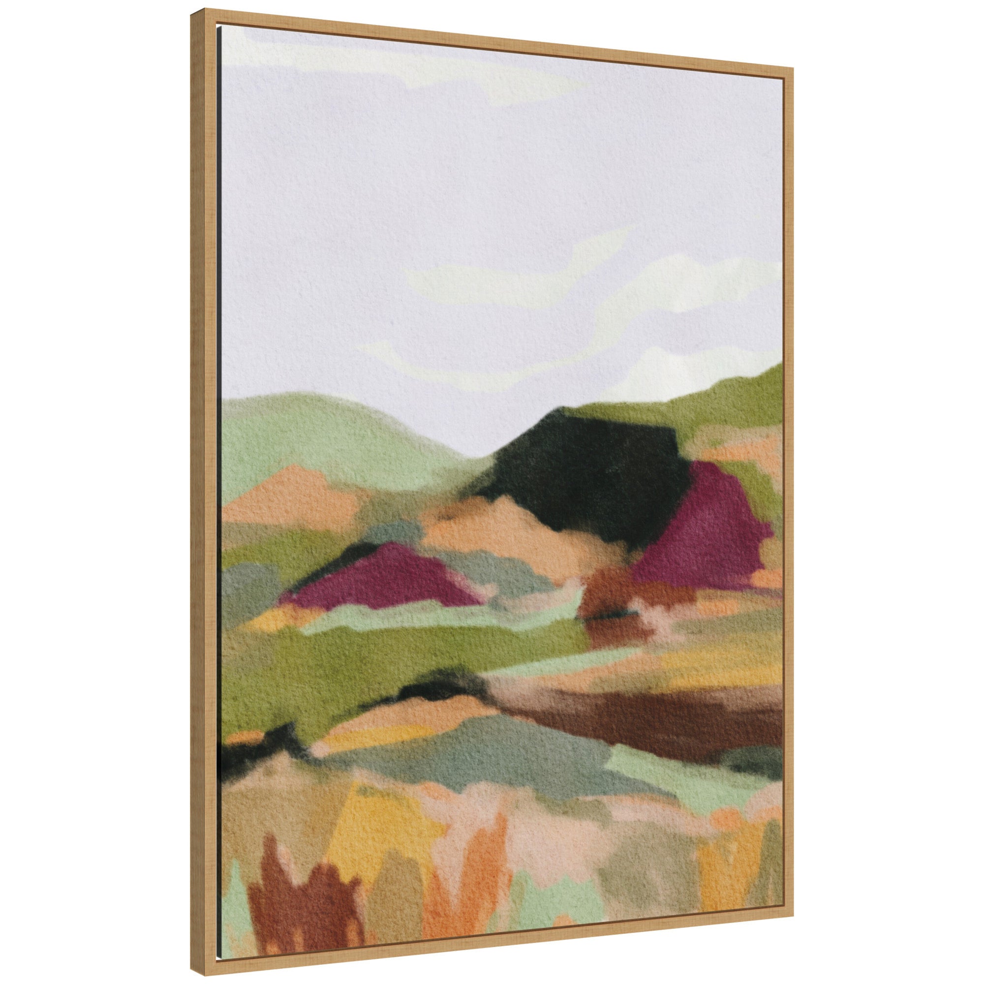 Sylvie Dreamy Landscape Framed Canvas by Nikita Jariwala
