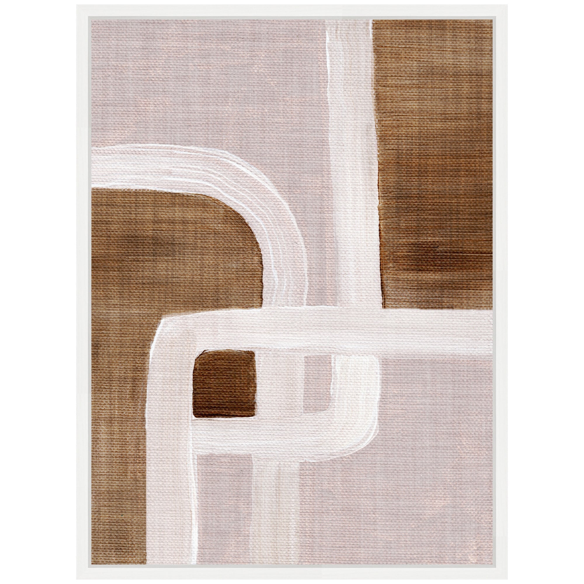 Sylvie Rhythmic Lines ll Framed Canvas by Nikita Jariwala