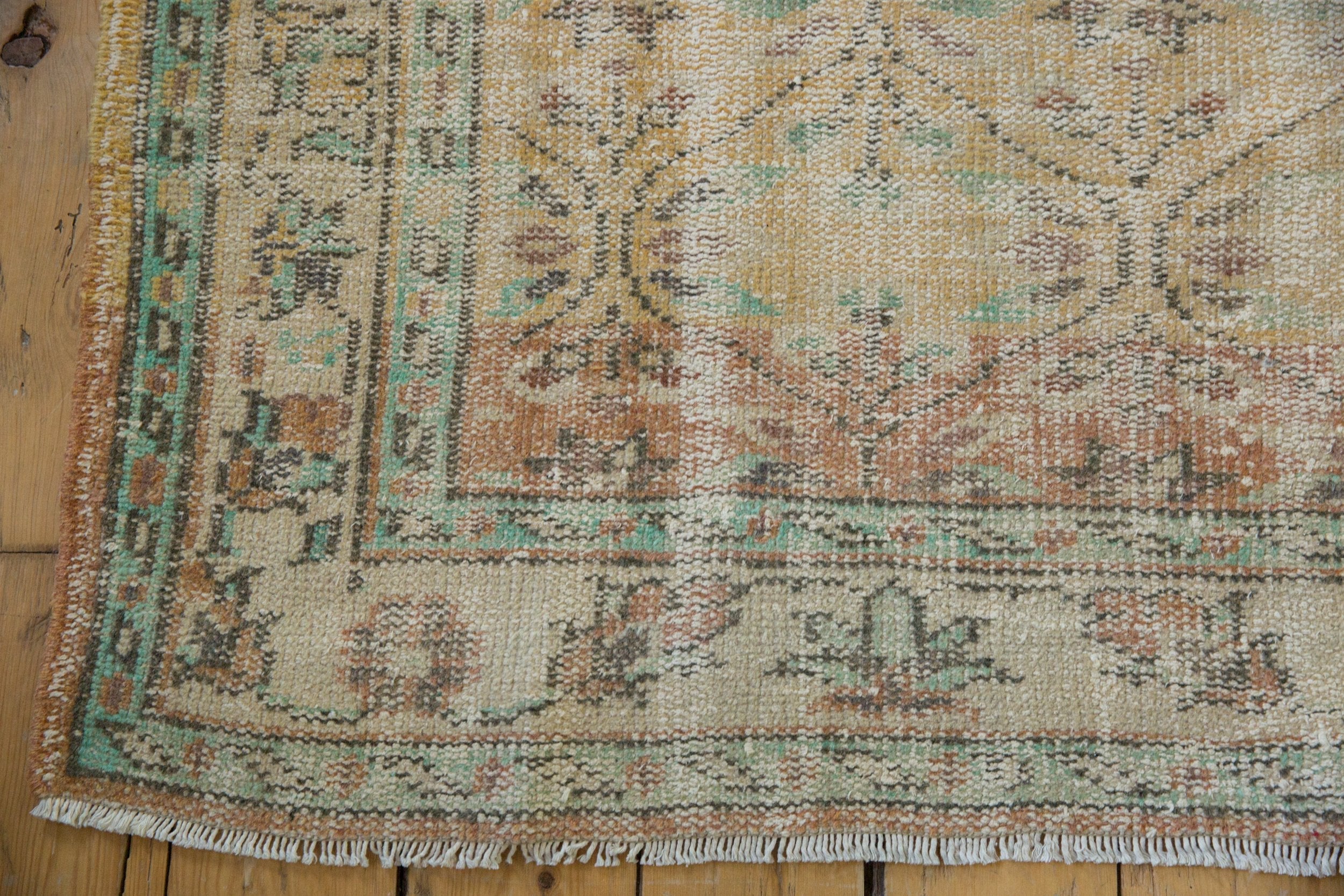5.5x9 Vintage Distressed Oushak Carpet
