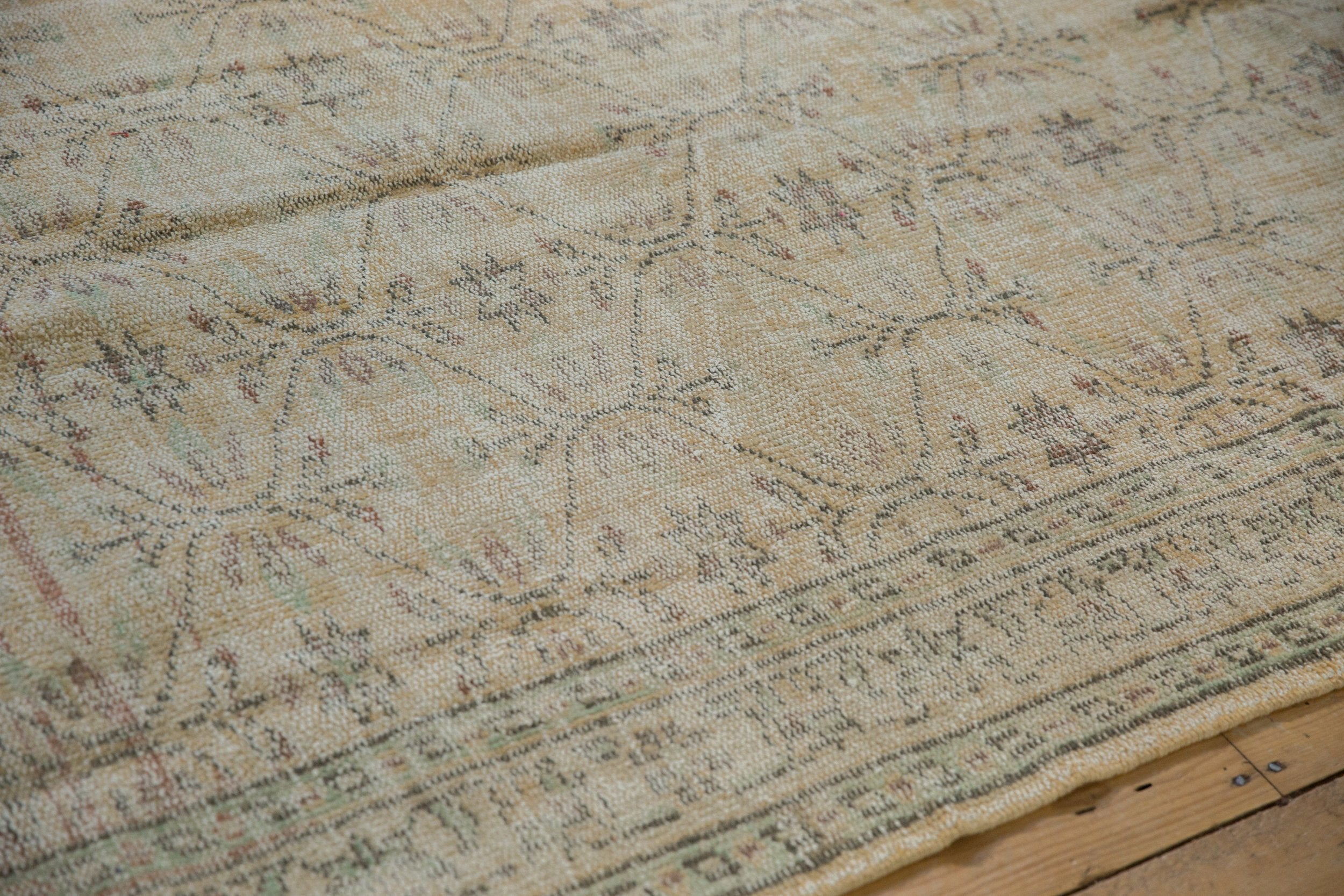 5.5x9 Vintage Distressed Oushak Carpet