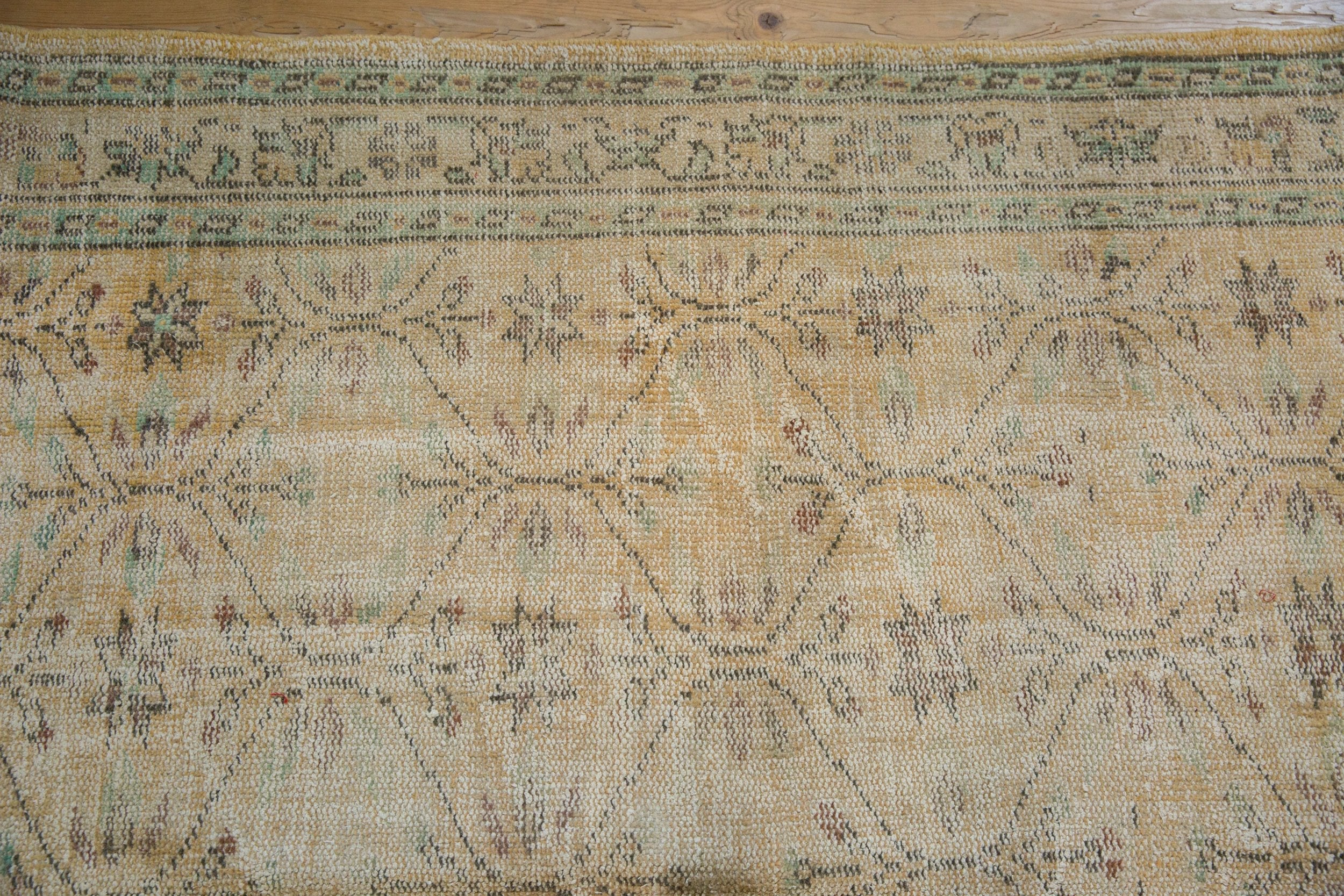 5.5x9 Vintage Distressed Oushak Carpet