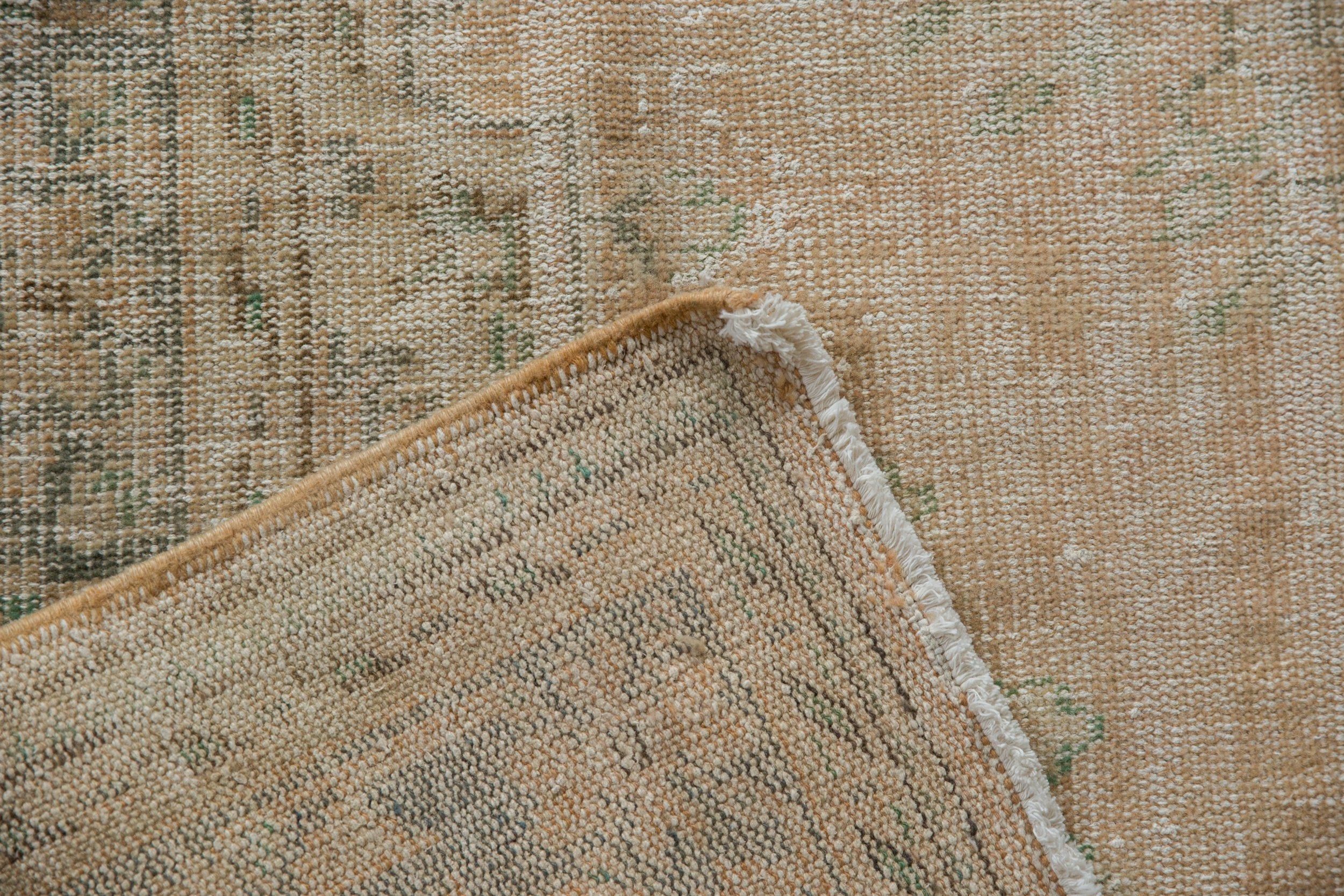 6x9.5 Vintage Distressed Oushak Carpet