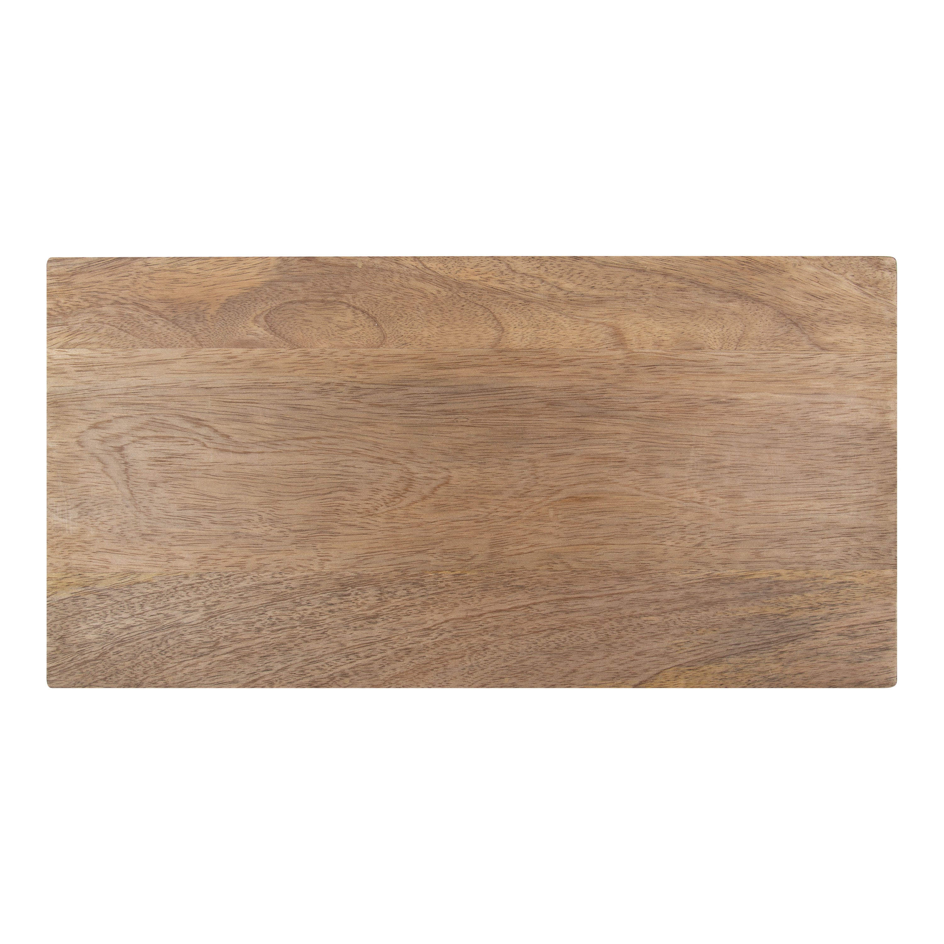 Karlsen Wood and Metal Slim Side Table