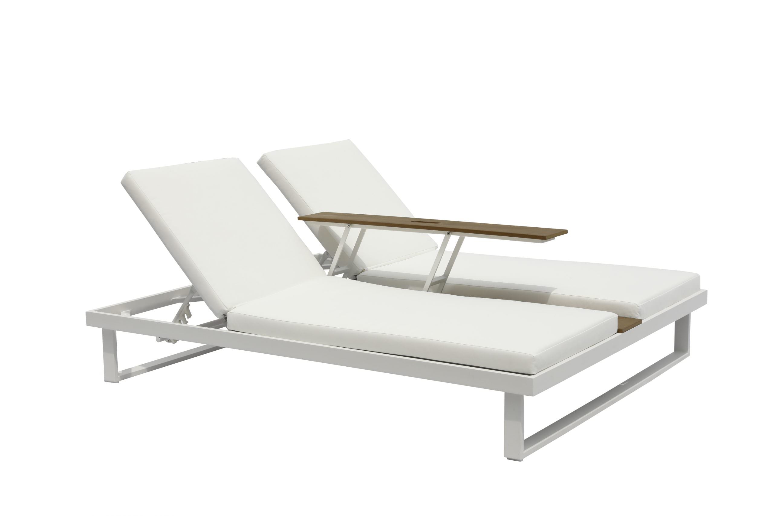 Sandy Outdoor Double Chaise detail image - Resin Society