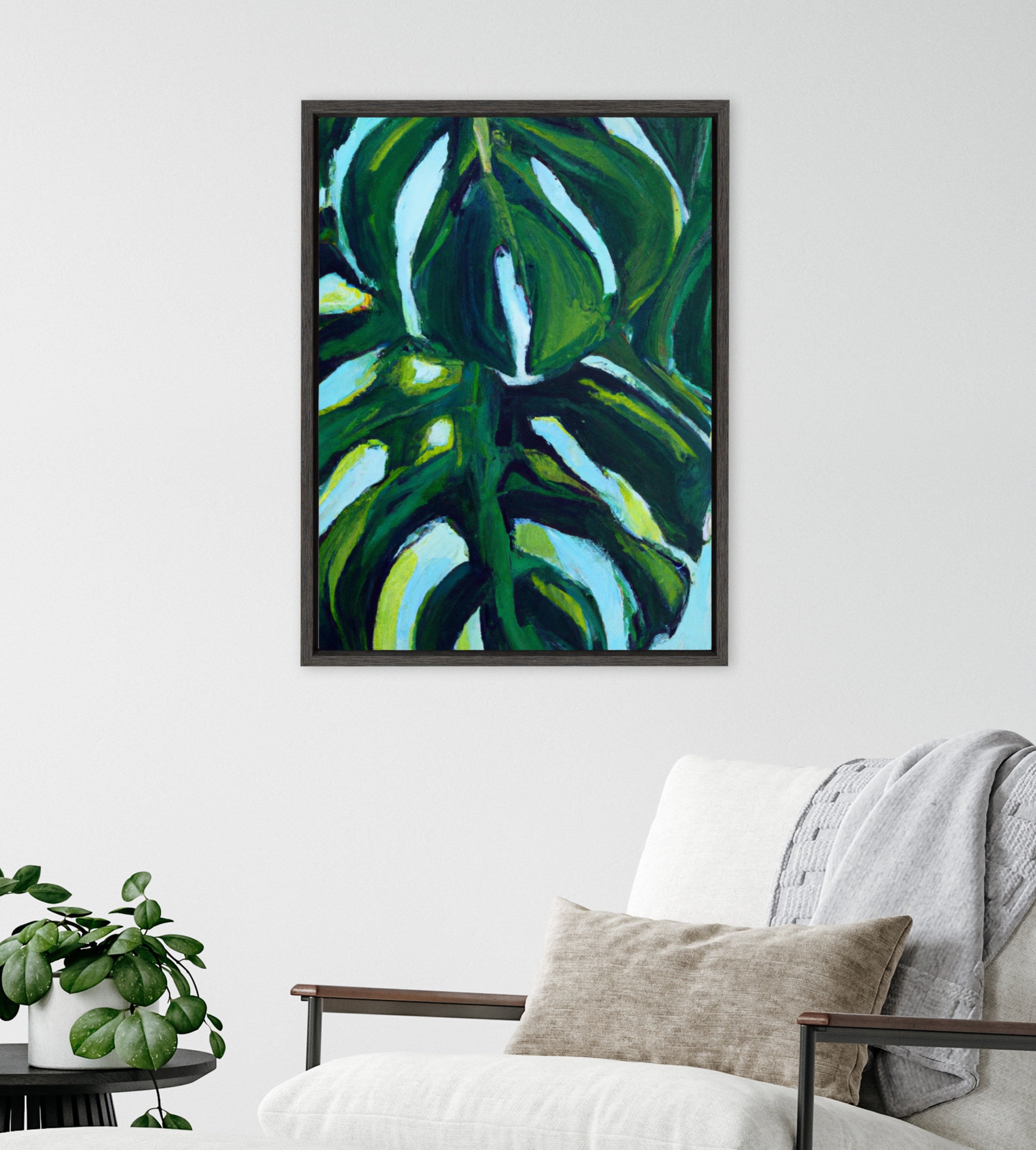 Sylvie Blank Framed Canvas 18x24