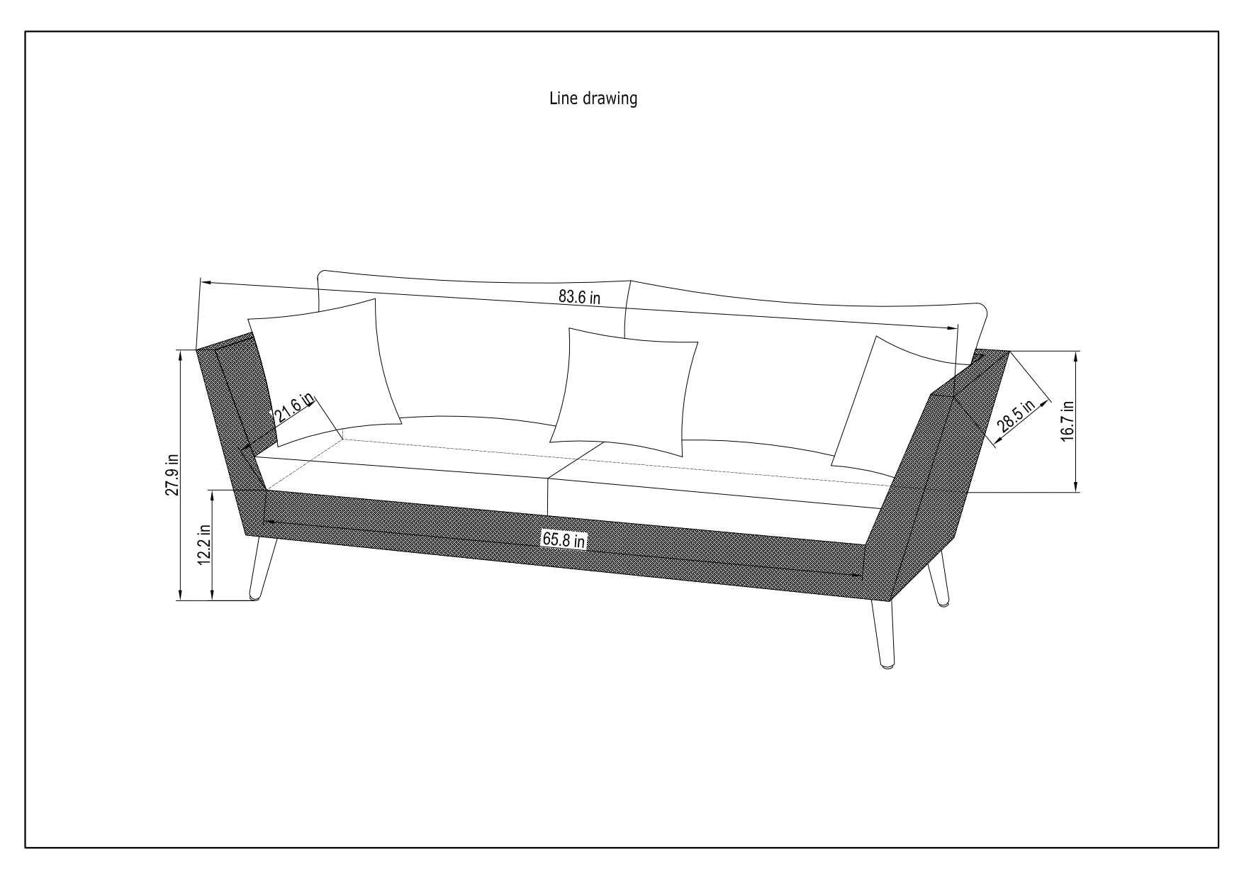 Panther Outdoor Patio Wicker and FSC Wood Seating Set by LifestyleGarden US - product image 12 for Resin Society