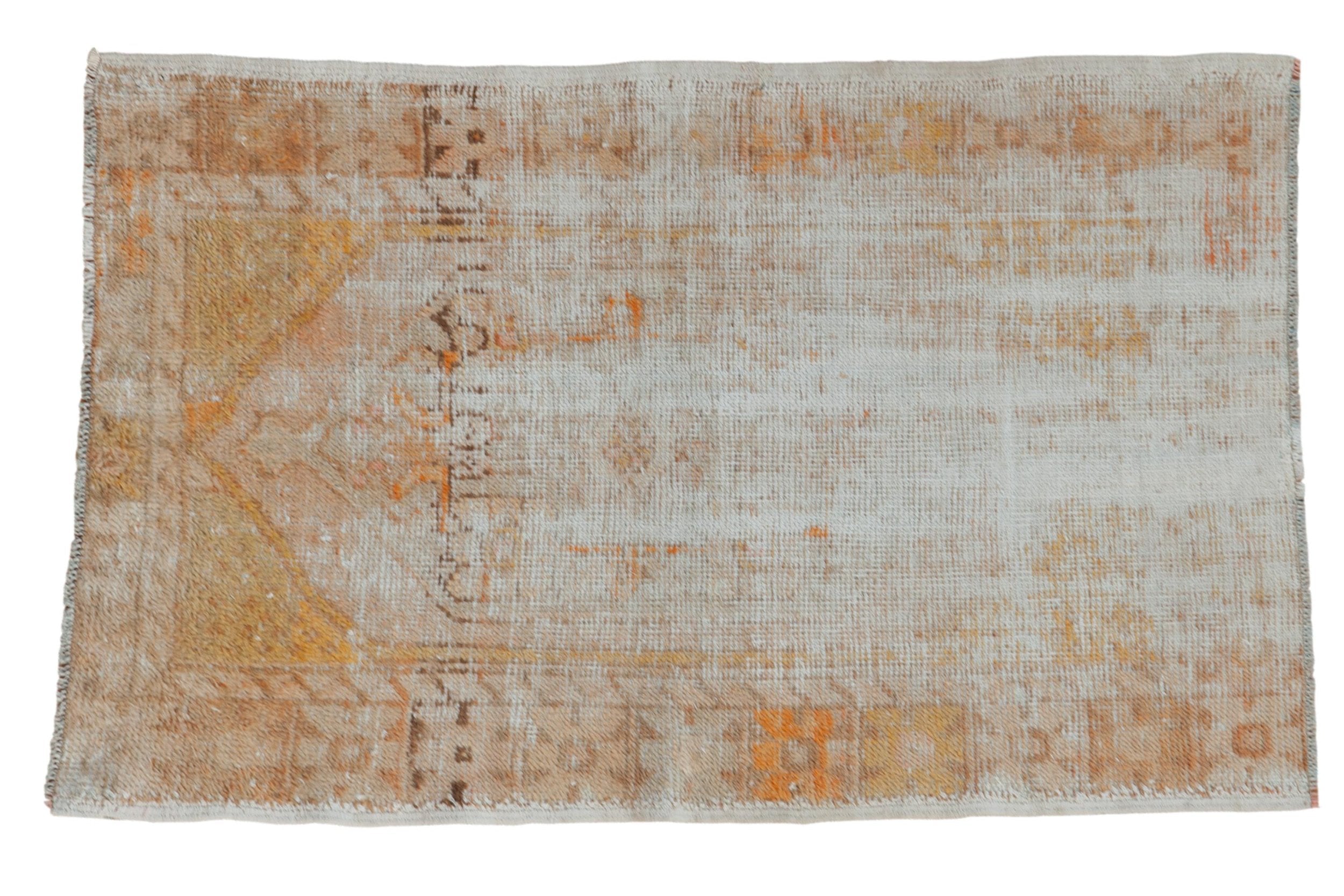 2.5x4 Vintage Distressed Oushak Rug