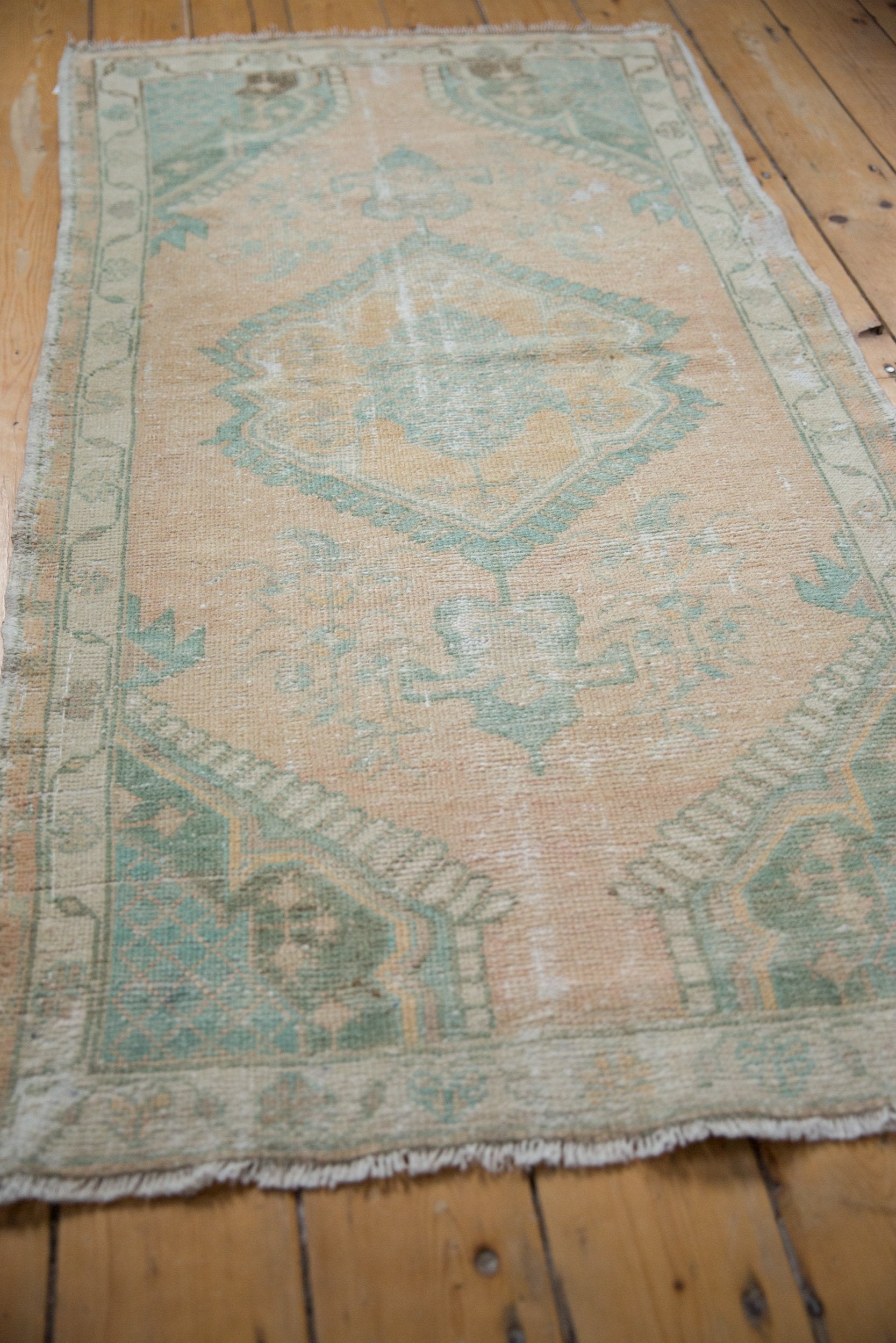 3x5.5 Vintage Distressed Oushak Rug by Old New House® - product image 3 for Resin Society
