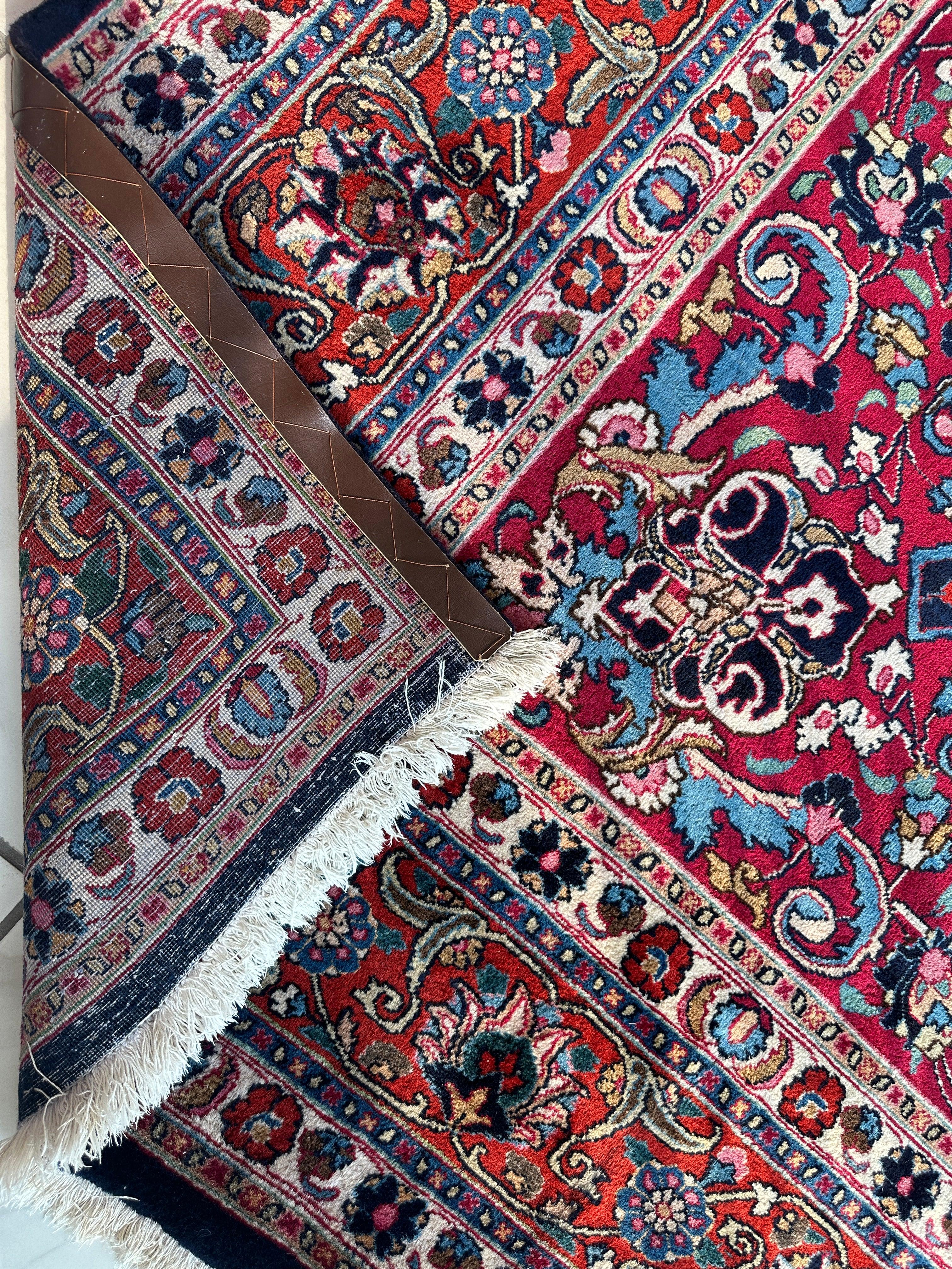 Persian Mashhad Hand Knotted Wool Area Rug 9’9” x 13’3” by Rugistan - product image 18 for Resin Society