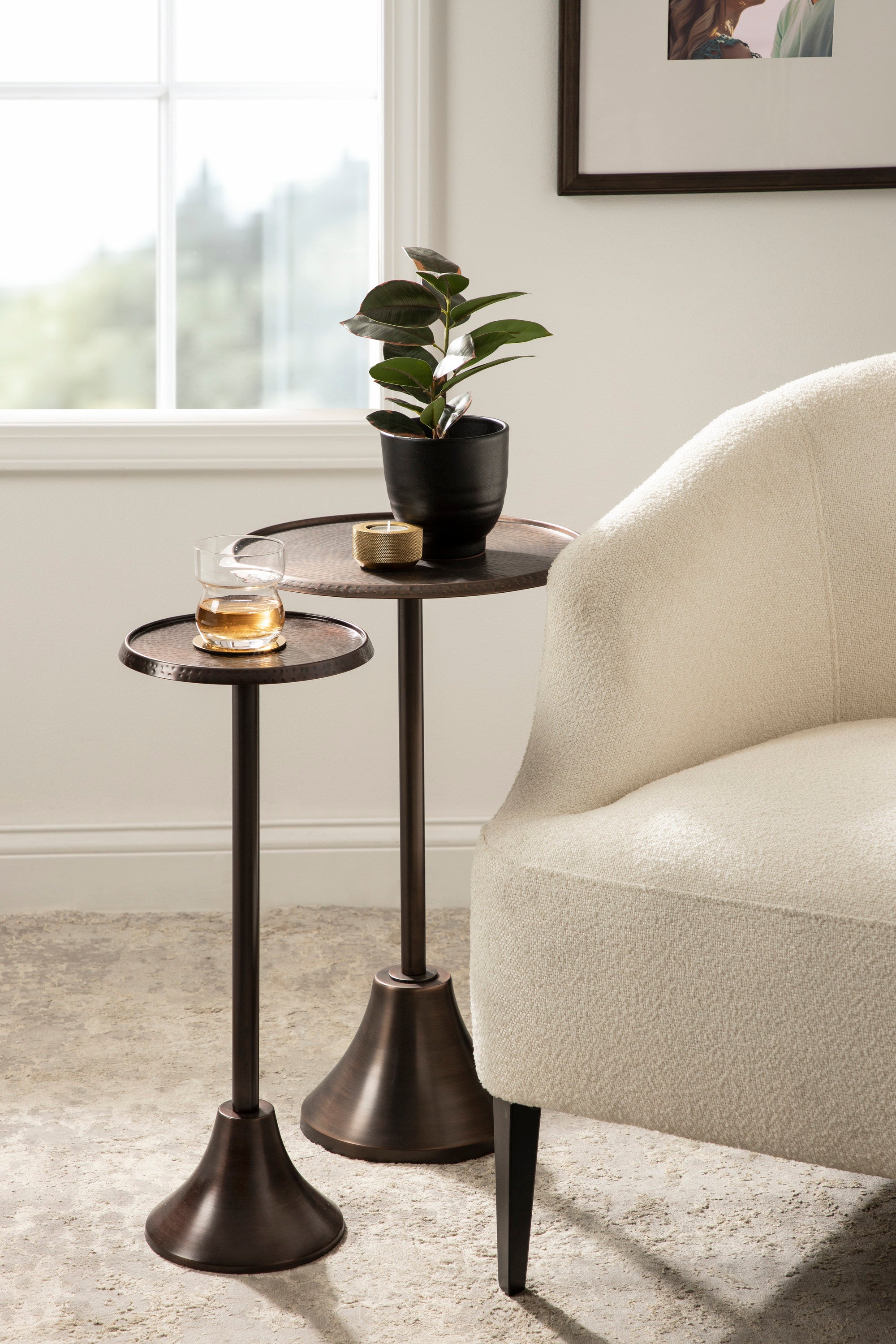 Sanzo Metal Side Table