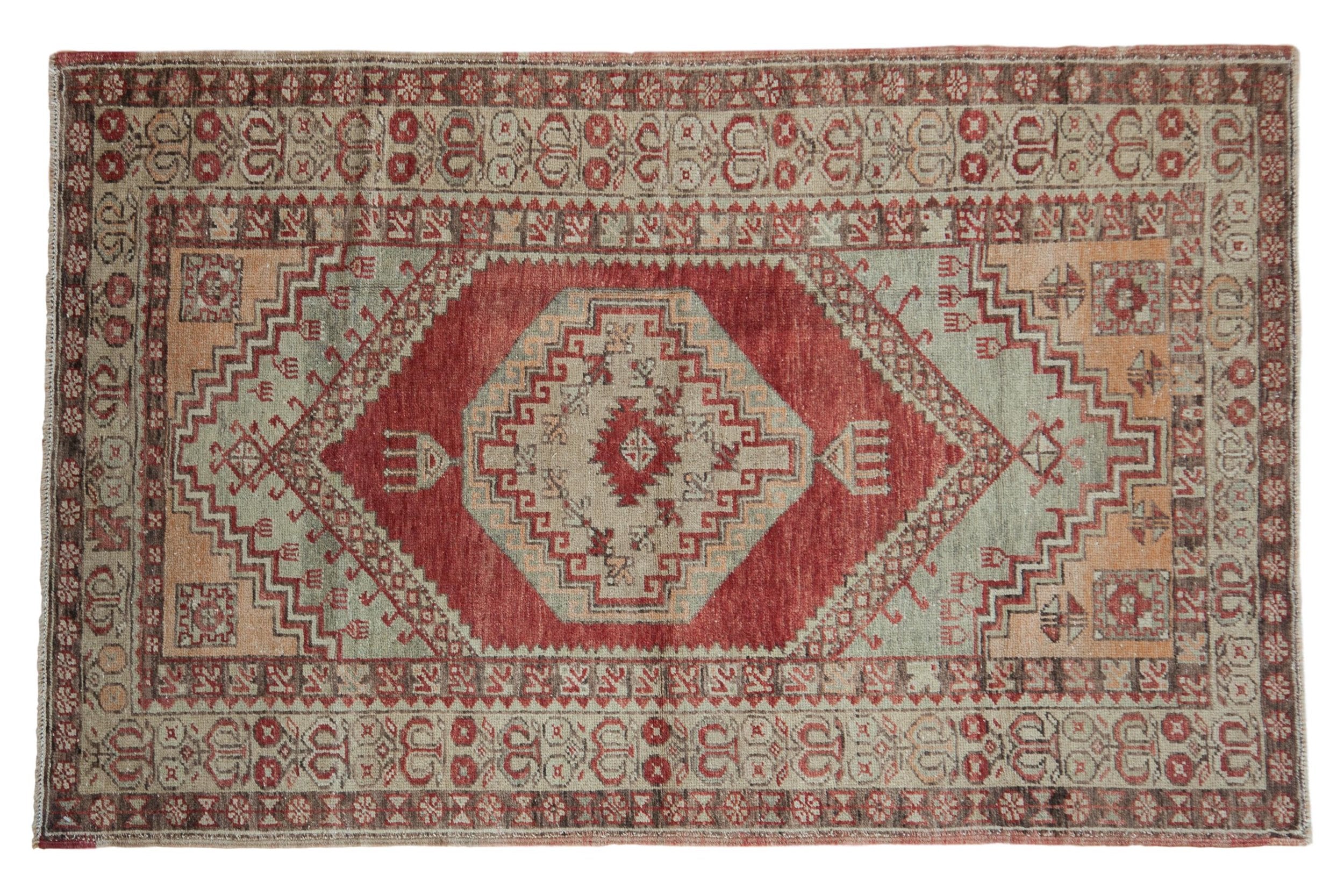 3.5x6 Vintage Distressed Oushak Rug by Old New House® - main product image for Resin Society