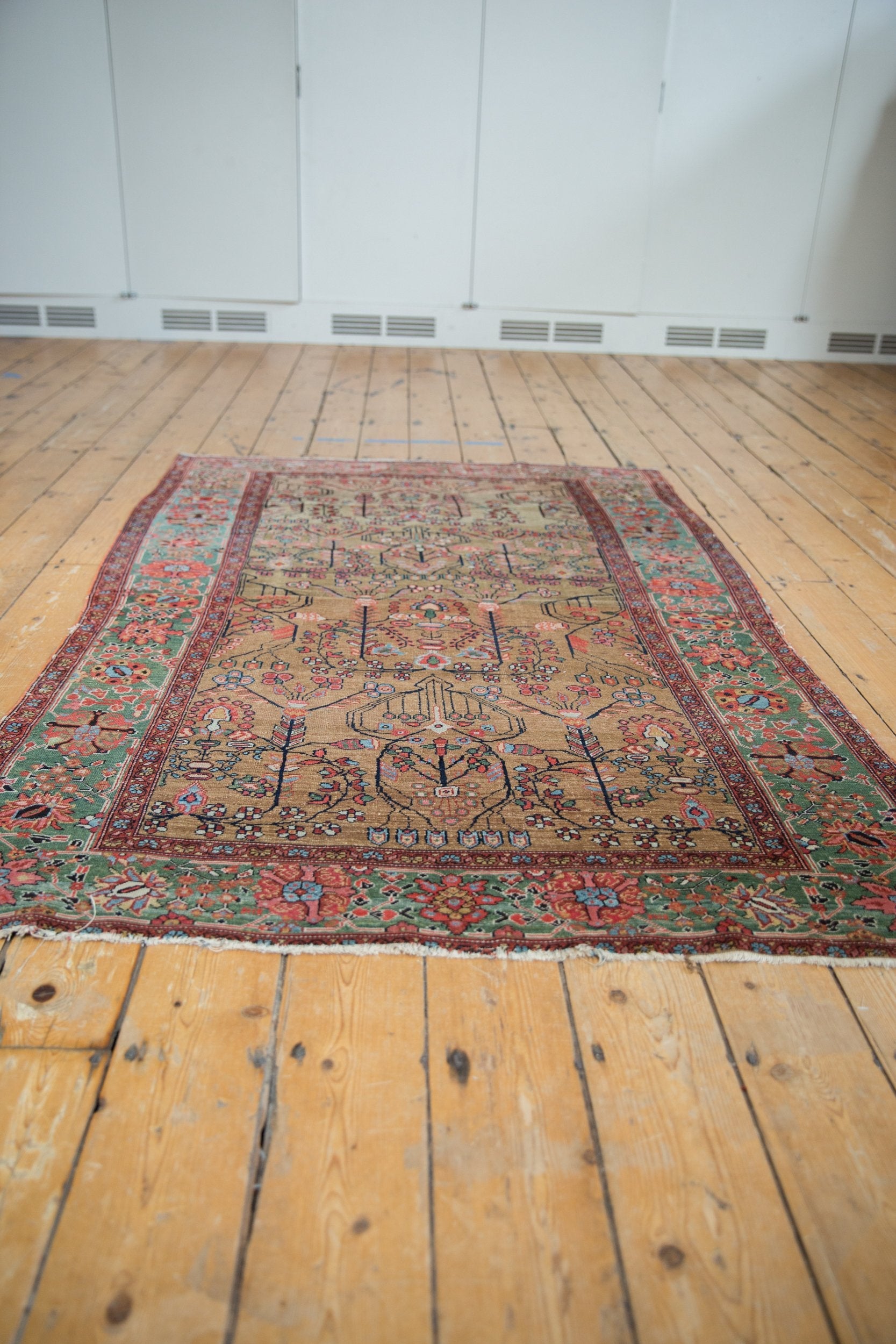4x6.5 Antique Farahan Sarouk Rug by Old New House® - product image 5 for Resin Society