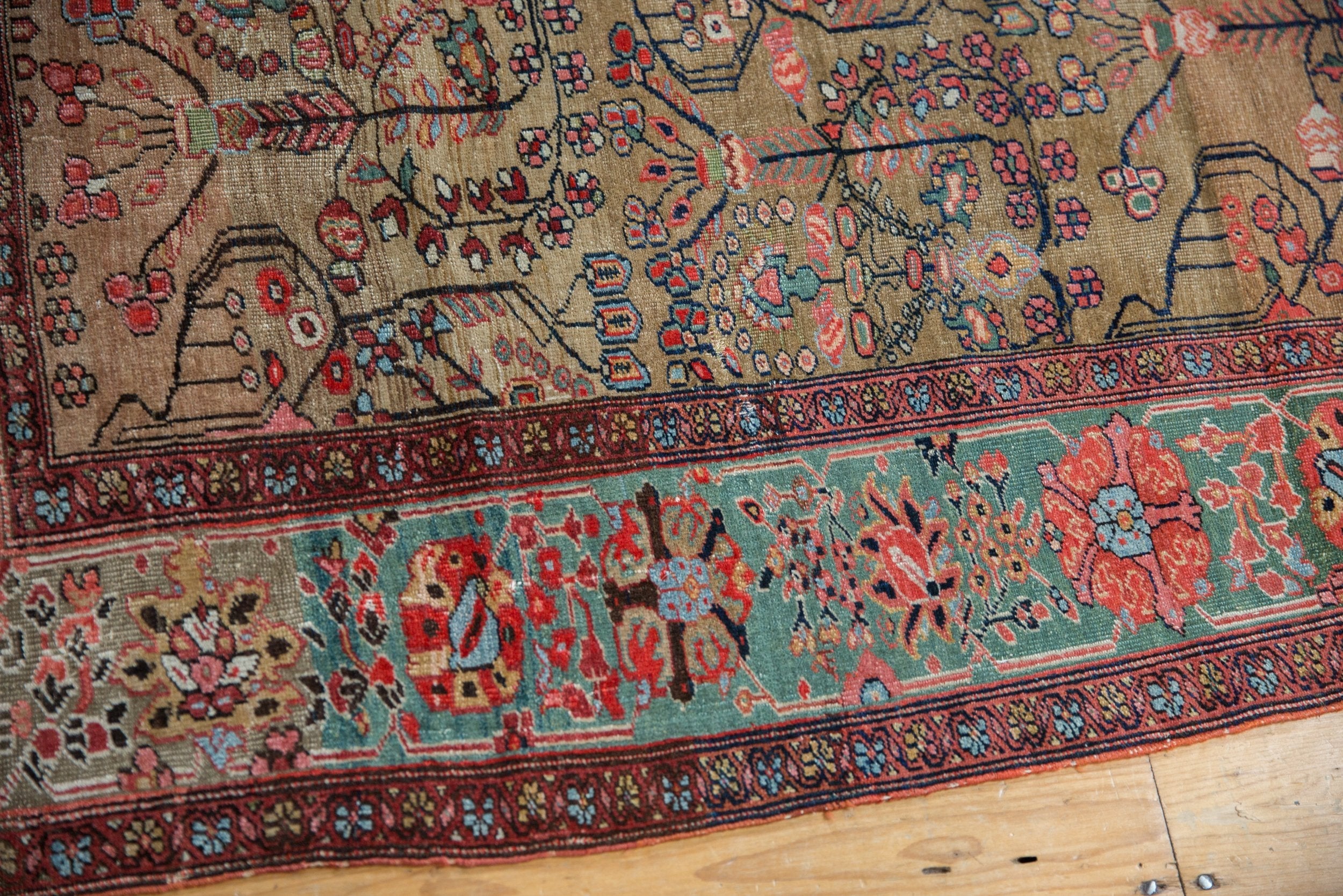 4x6.5 Antique Farahan Sarouk Rug by Old New House® - product image 7 for Resin Society