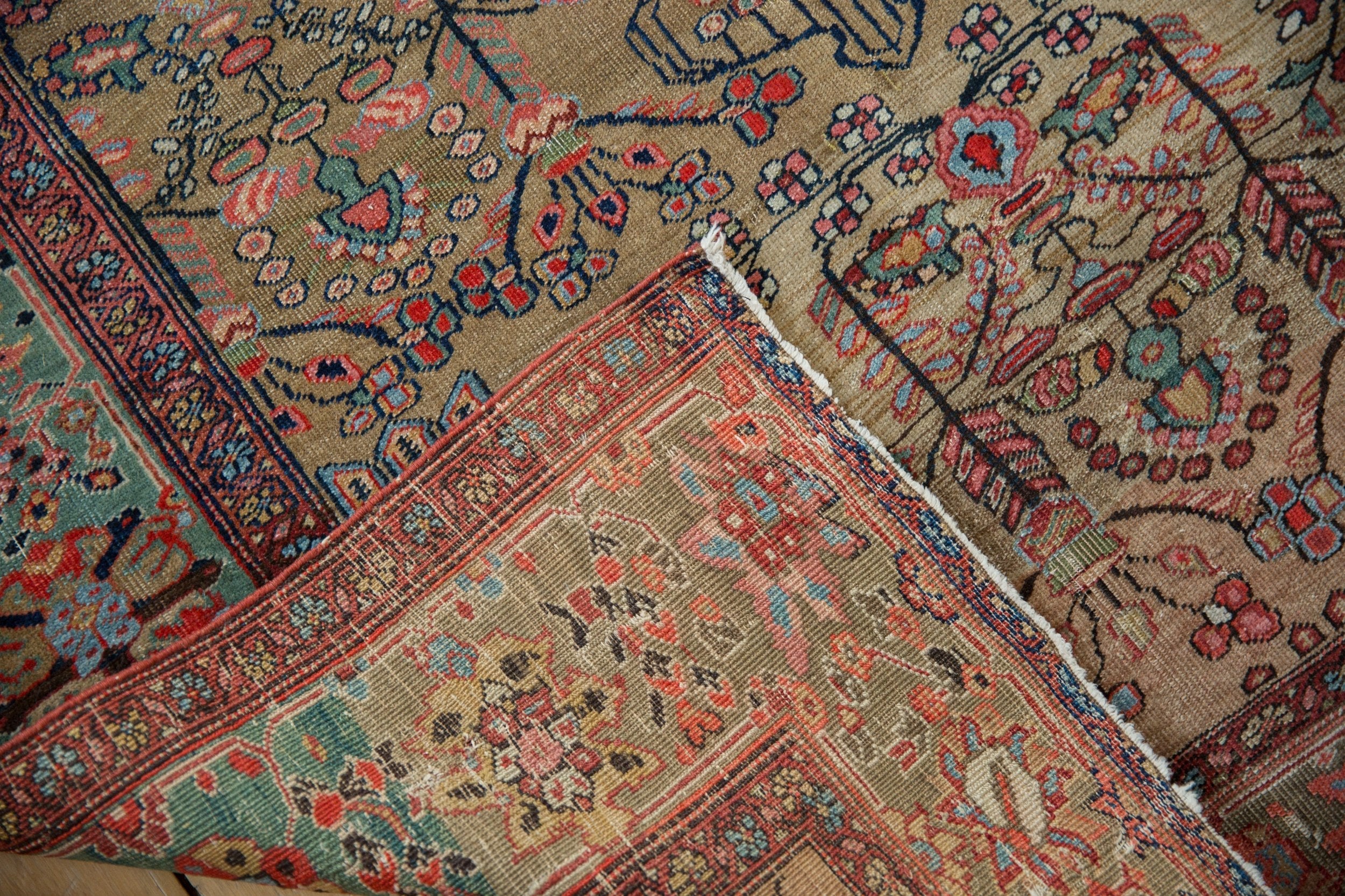 4x6.5 Antique Farahan Sarouk Rug by Old New House® - product image 11 for Resin Society