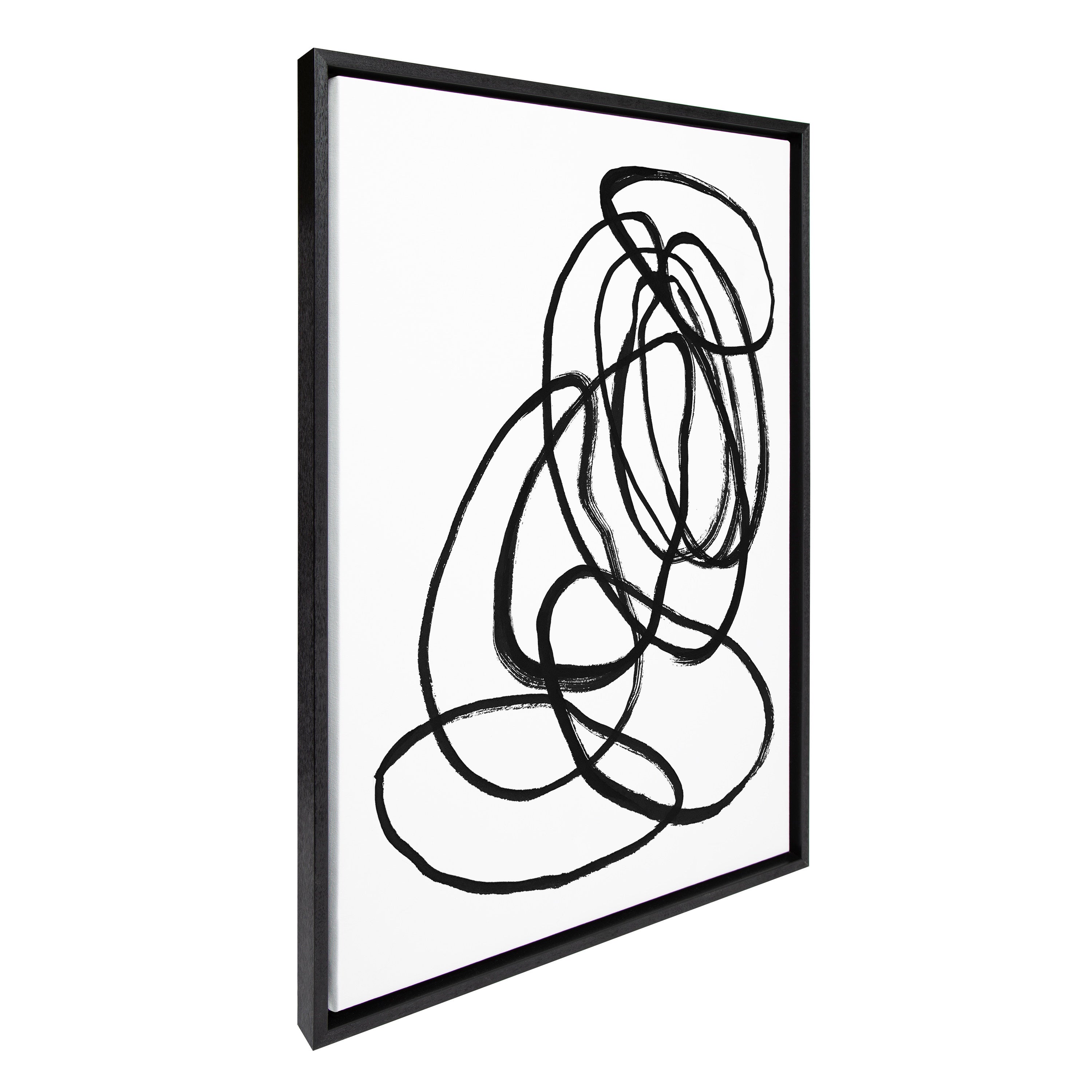 Sylvie Ring of Light 2 Framed Canvas