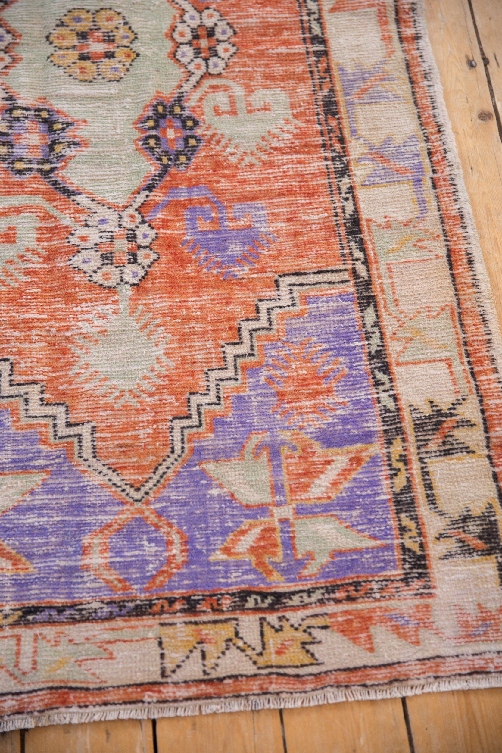 3x6 Vintage Distressed Oushak Rug Runner by Old New House® - product image 7 for Resin Society